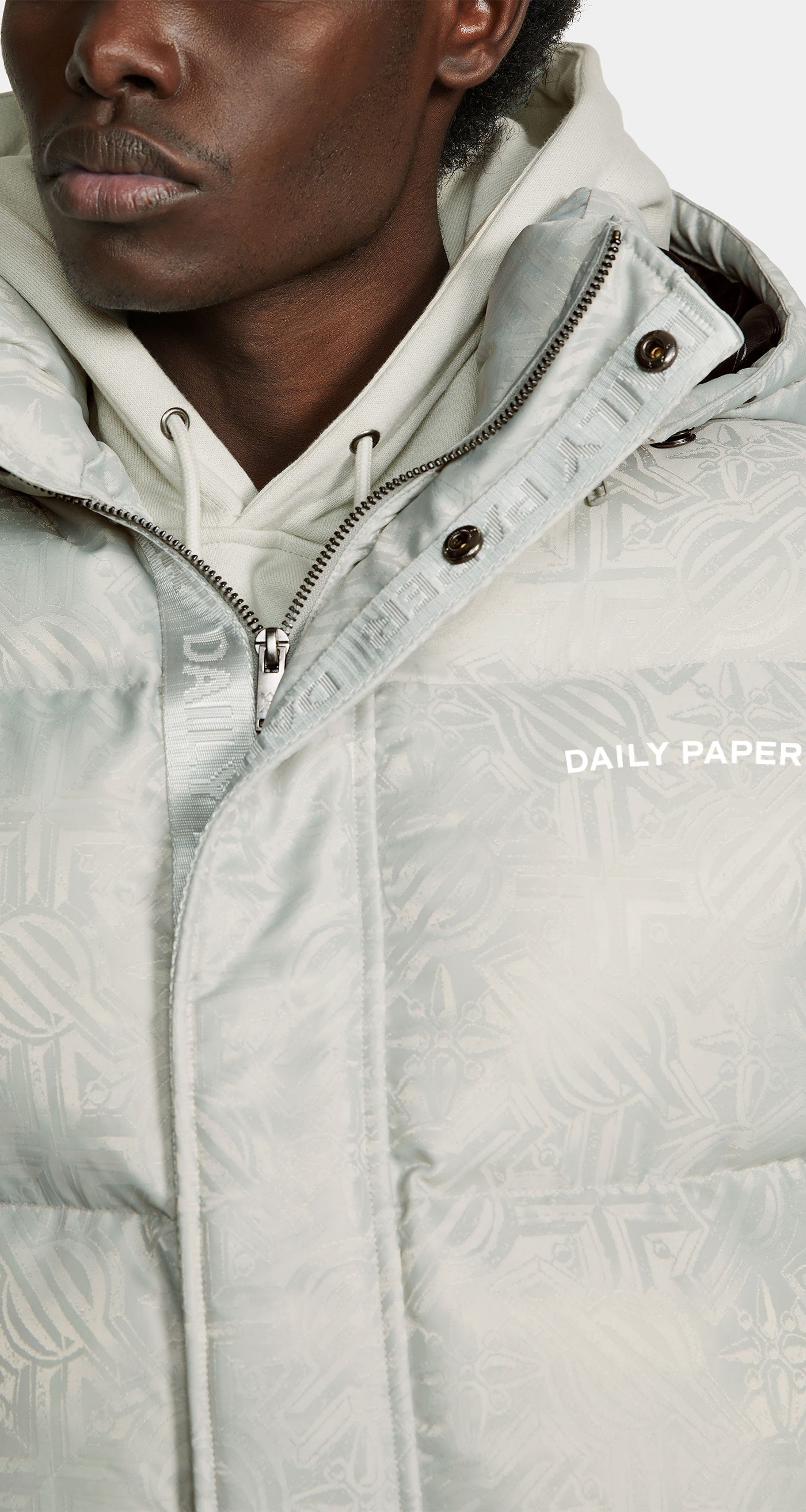 Daily Paper - Metal Grey Ruzna Puffer Jacket - Medium