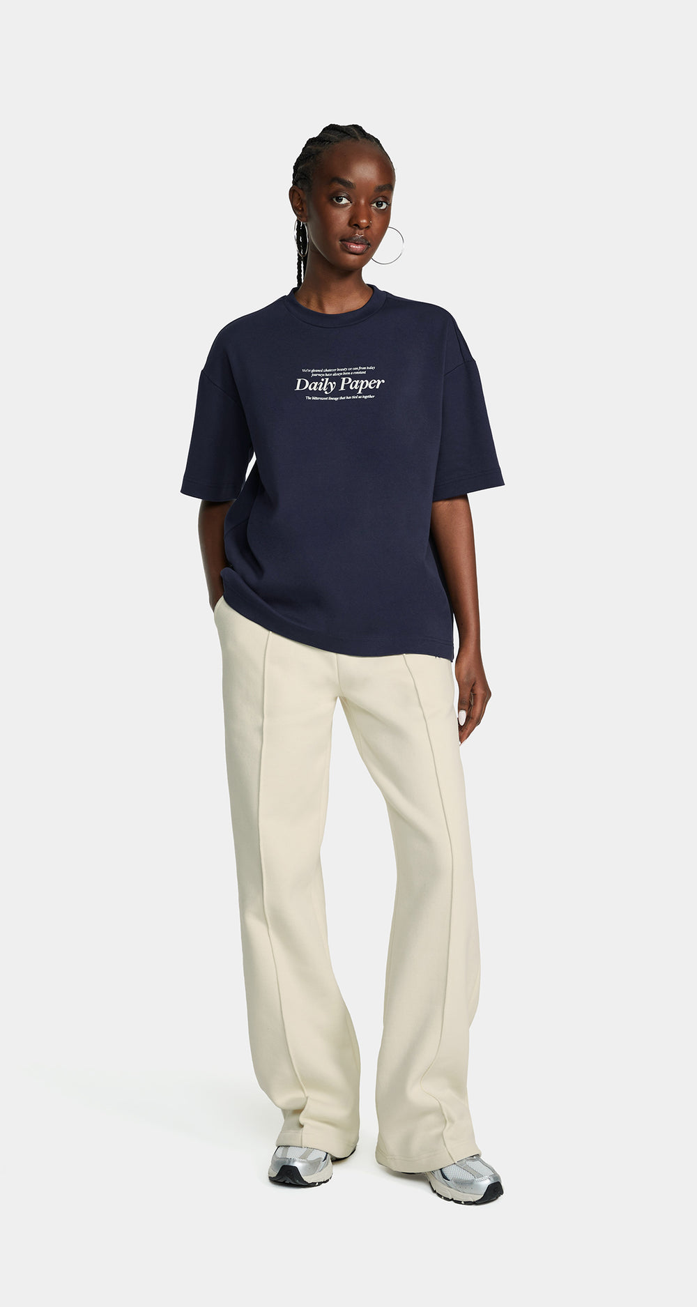 DP - Deep Navy Rosie T-Shirt - Wmn - Front