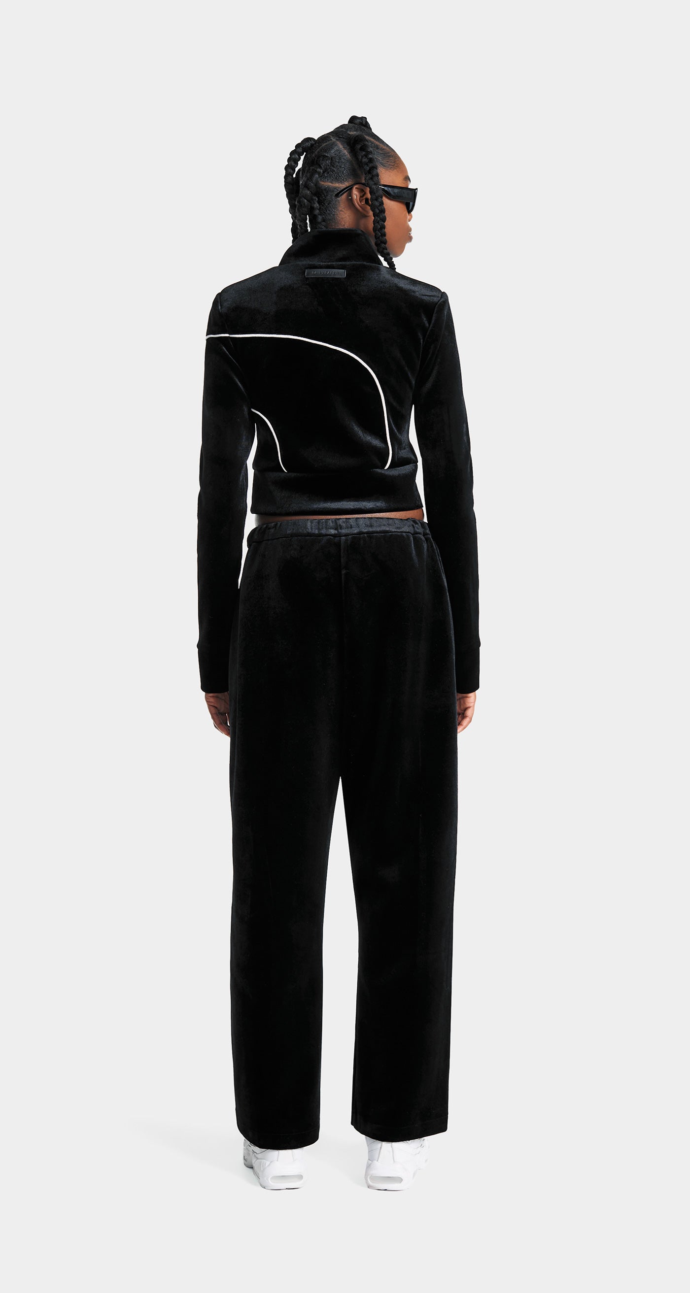 DP - Black Noam Track Pants - Modelshot - wmn - rear