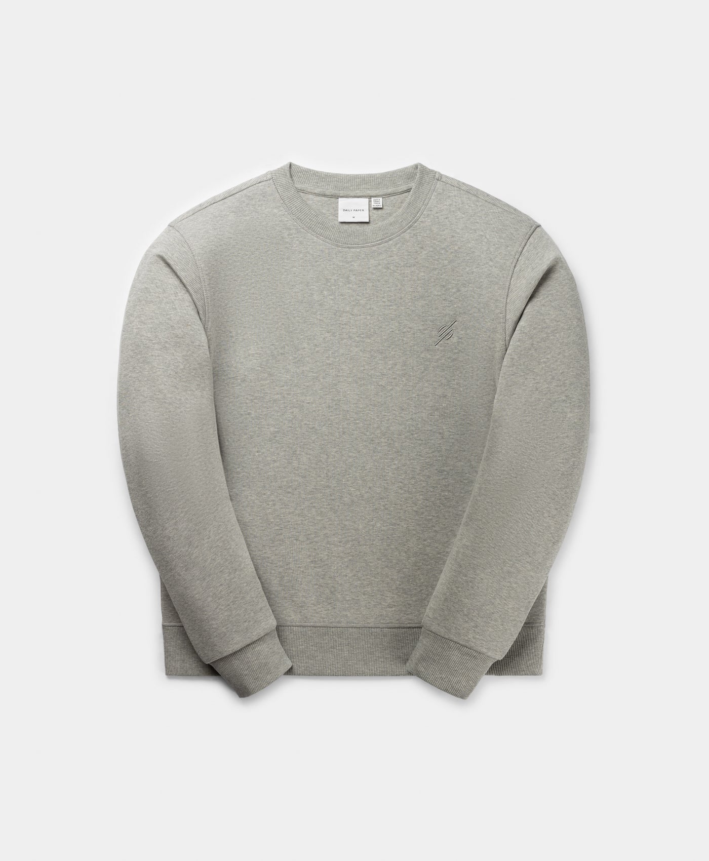 Daily Paper Grey Melange Mono Rib Sweater