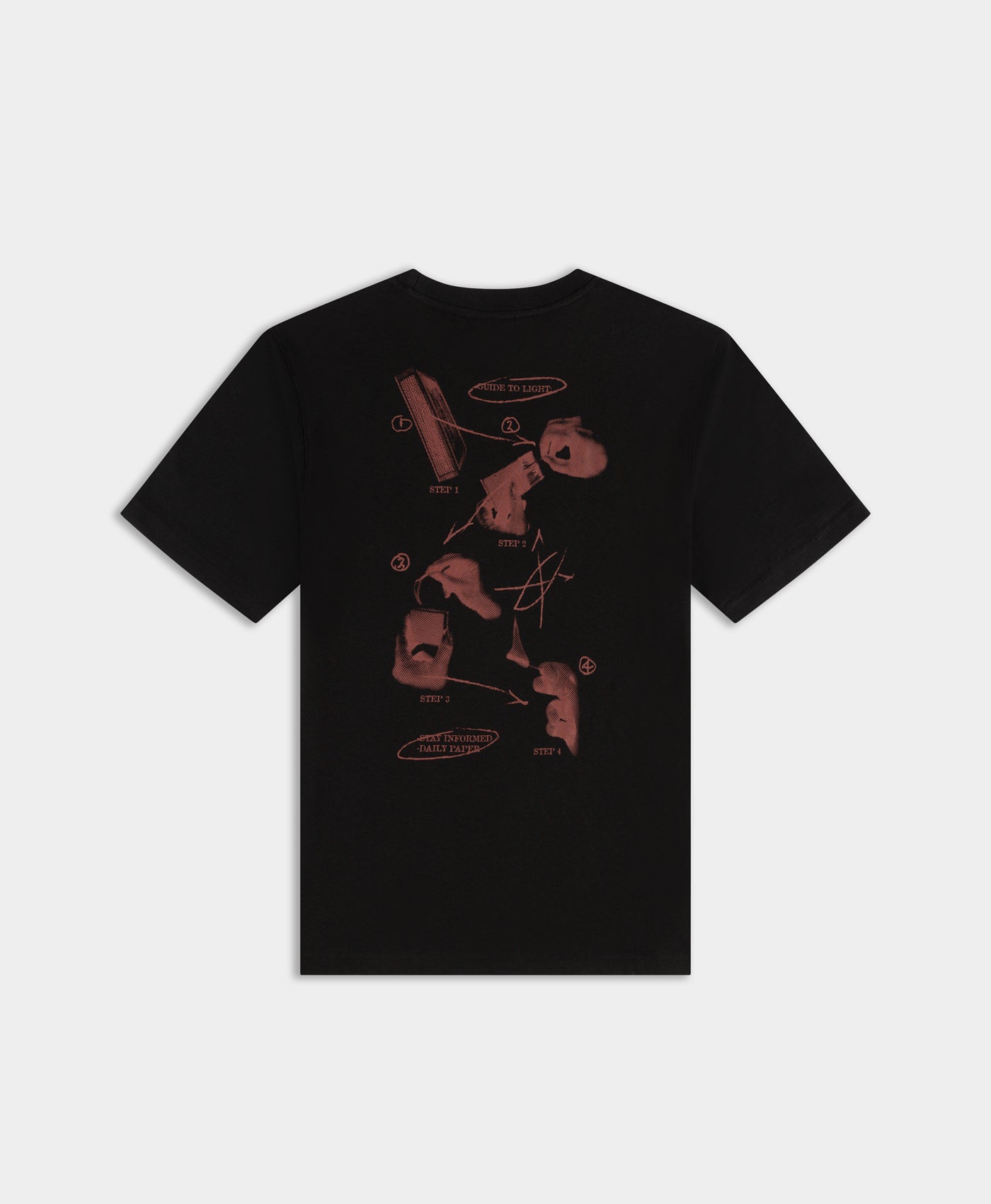 DP - Black Guide To Light T-Shirt - Packshot - rear