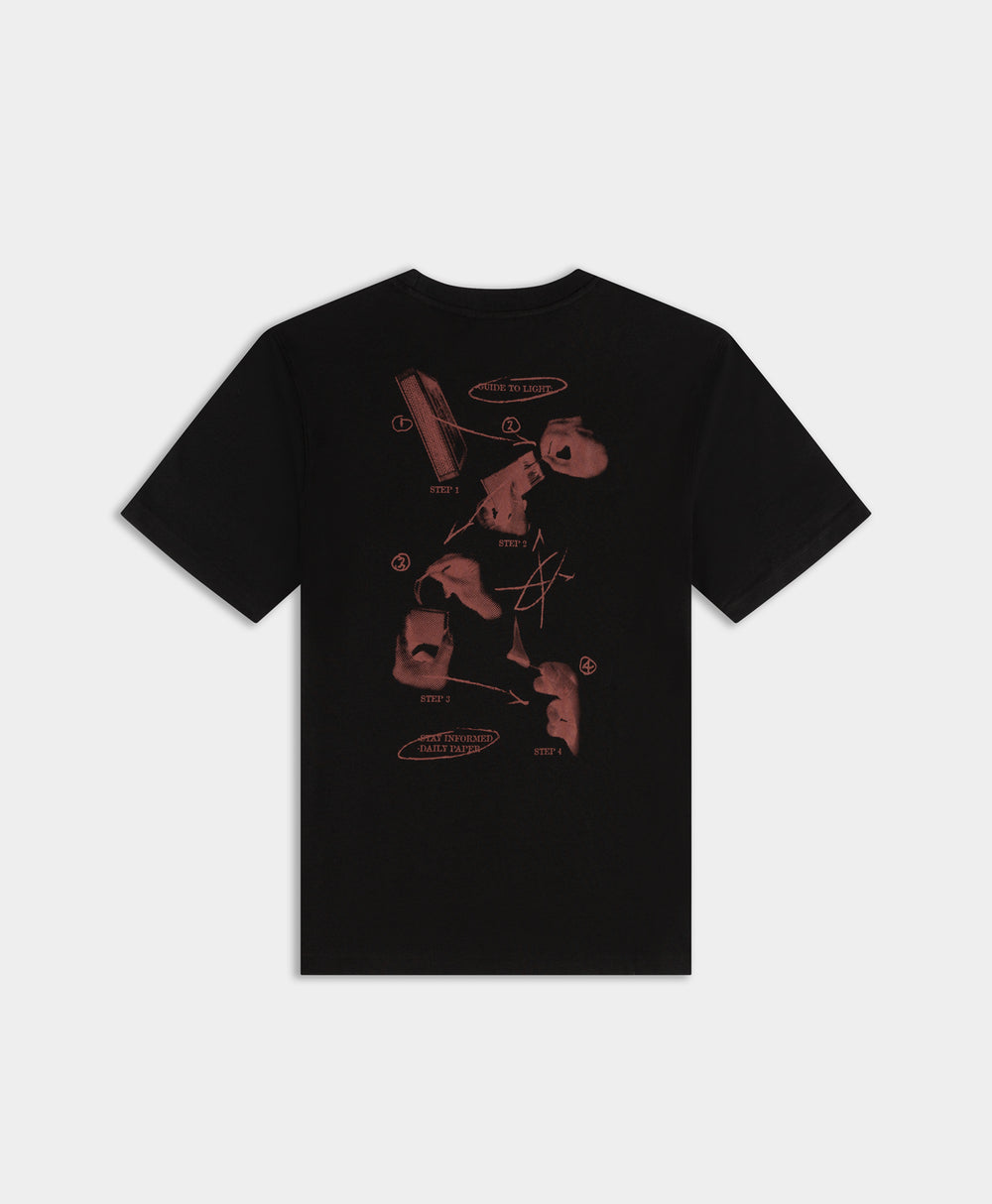 DP - Black Guide To Light T-Shirt - Packshot - rear