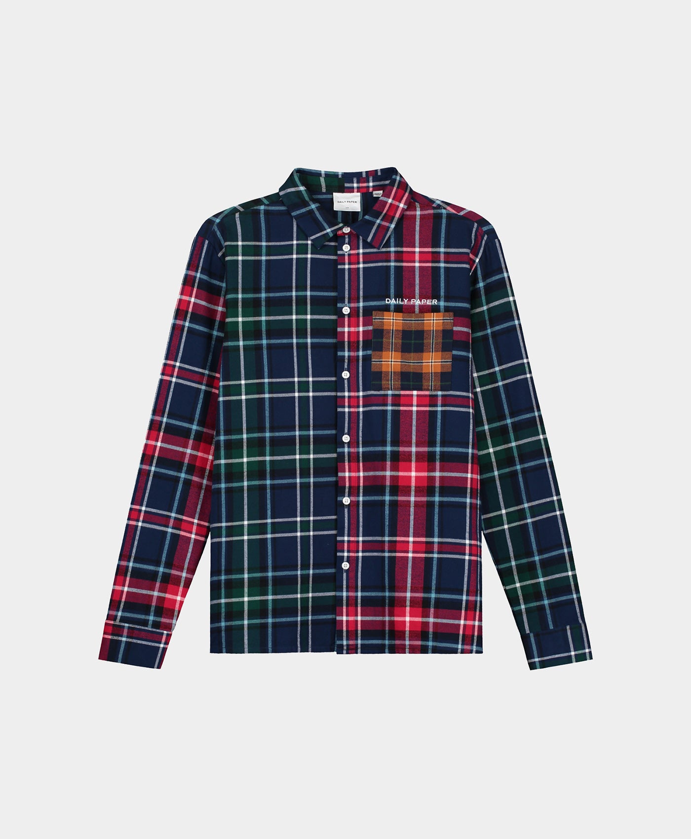 DP - Green Red Hocheck Shirt - Packshot - Front Rear