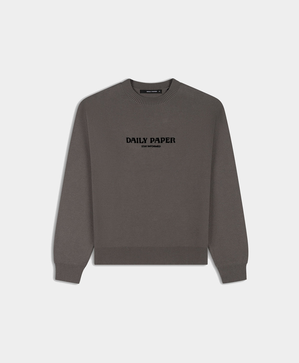 DP - Grey Dias Knit Sweater - Packshot - Front