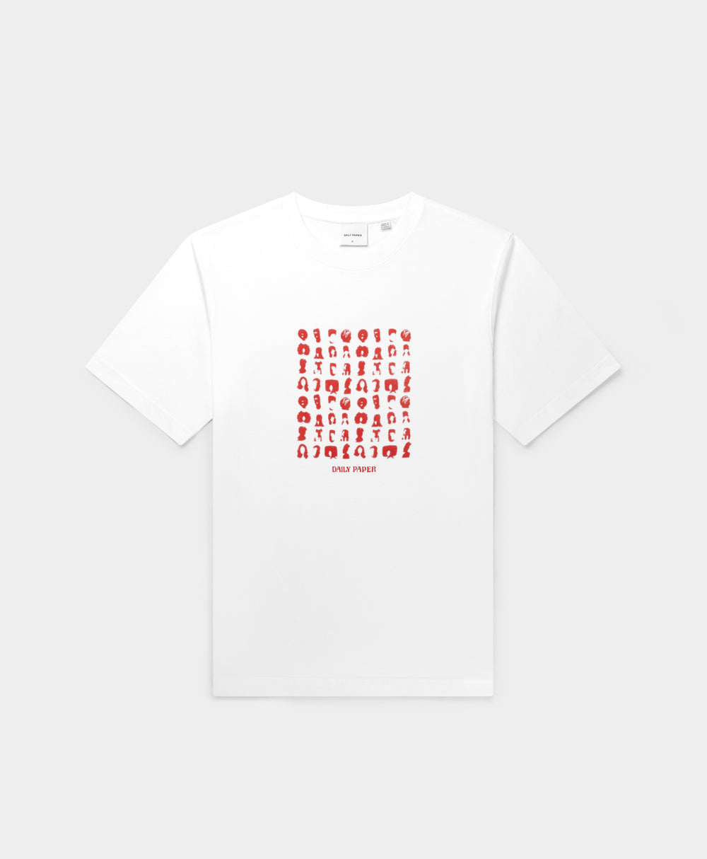 DP - White Hair Grid T-Shirt - Packshot - front 