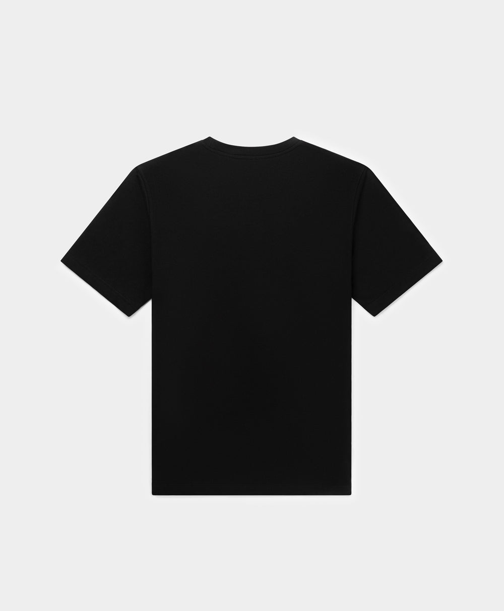 DP - Black Hair Grid T-Shirt - Packshot - rear