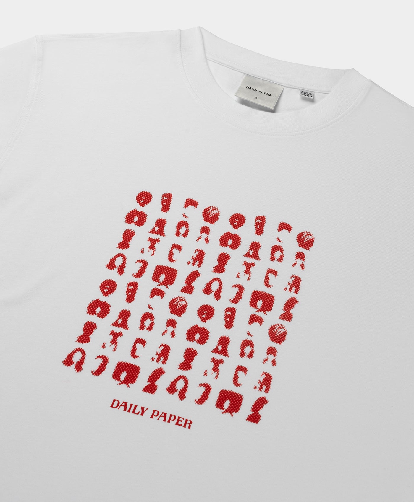 DP - White Hair Grid T-Shirt - Packshot - detail