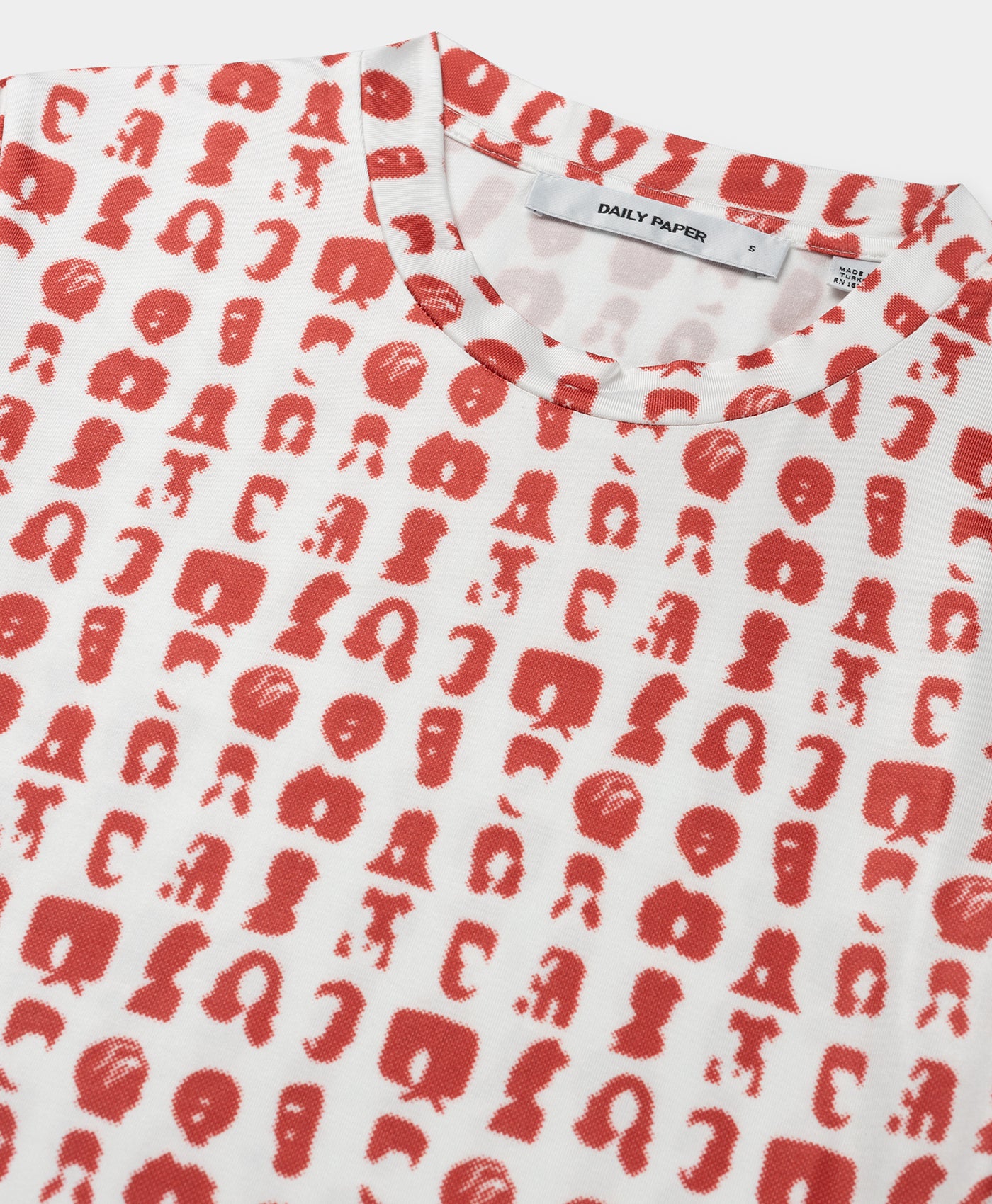 DP - White Hair Grid Aop T-Shirt - Packshot - detail