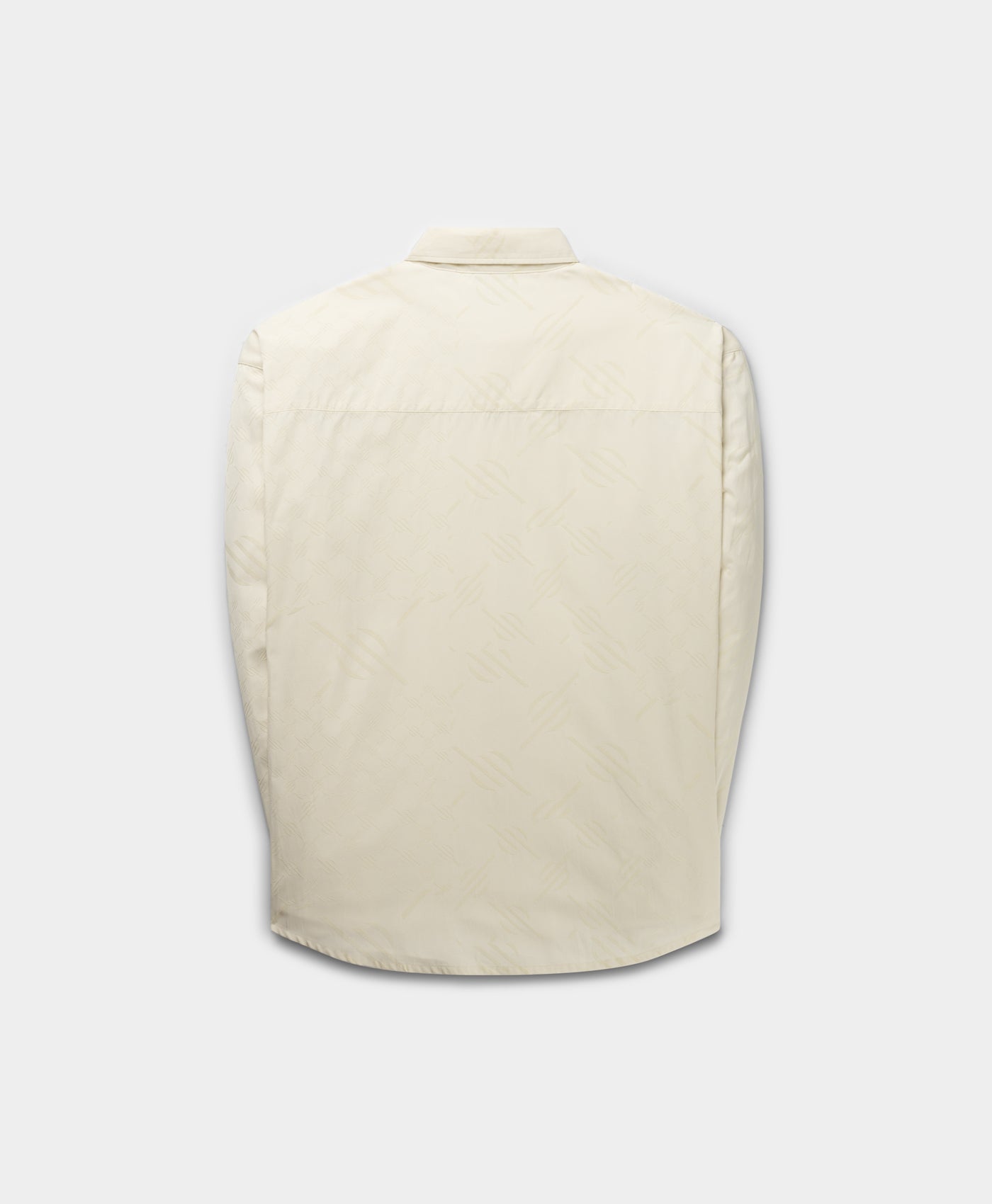 DP - Egret White Housni LS Shirt Repatch Monogram - Packshot - Rear