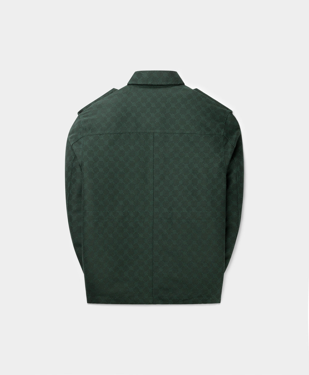 DP - Pine Green Imani Monogram Jacket - Packshot - Rear