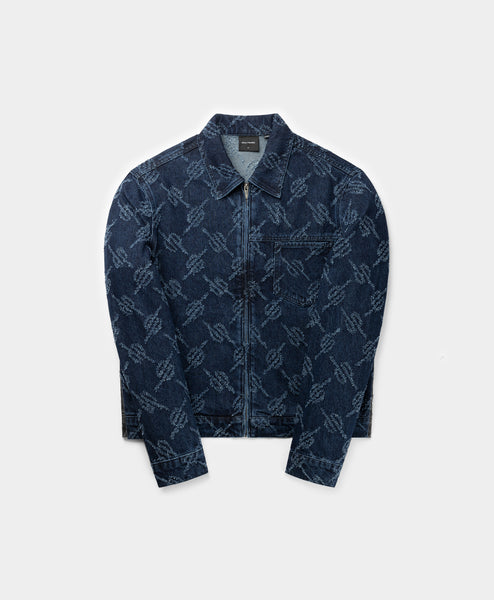 Blue Jacob Denim Jacket – Daily Paper Worldwide - Daily Paper