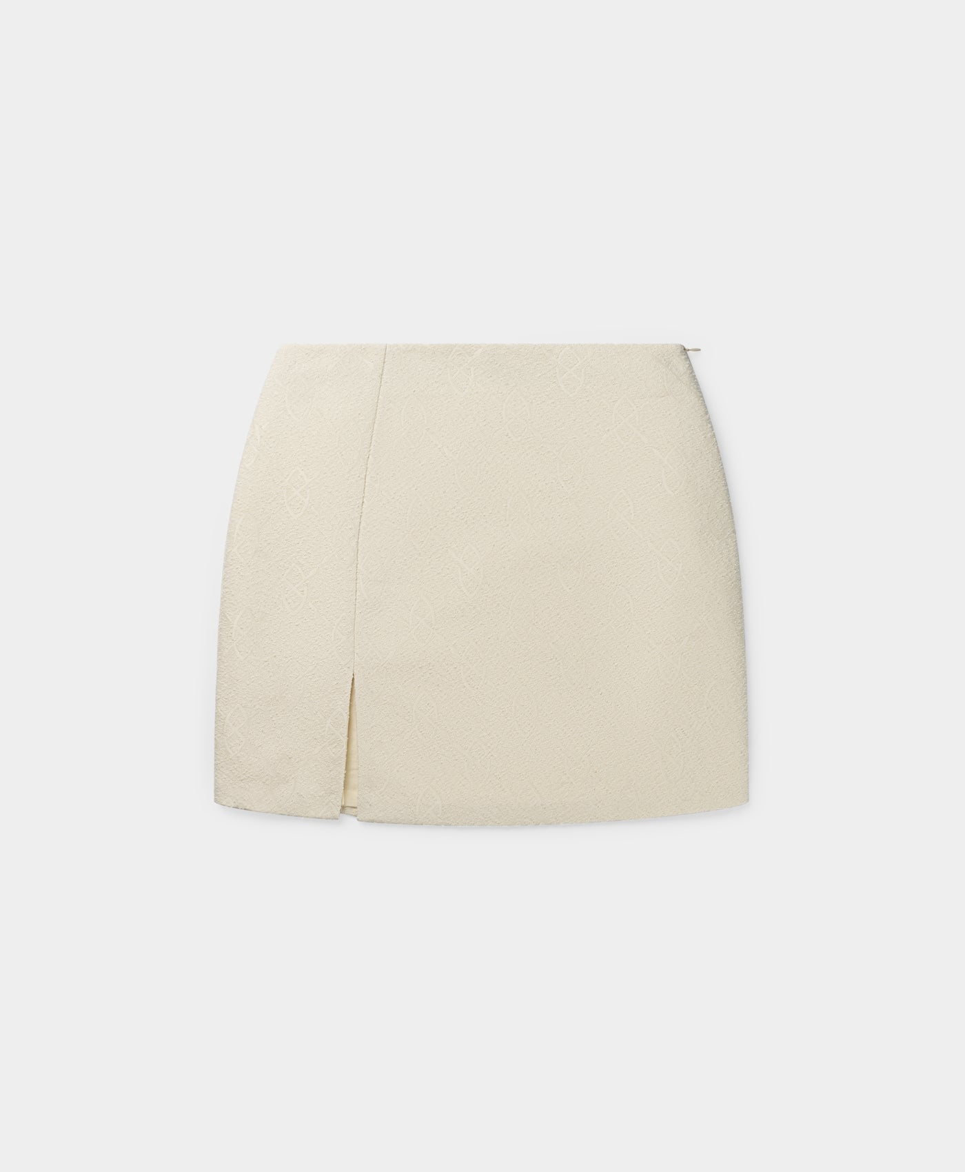 DP - Off White Kaya Shield Boucle Skirt - Packshot - Front 