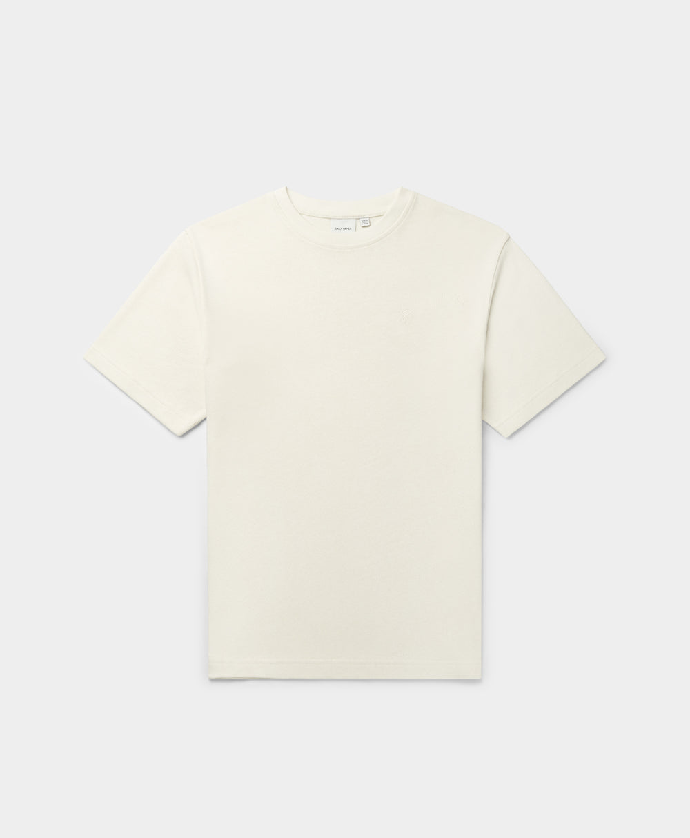 DP - Pristine White Knit T-Shirt - Packshot - Front