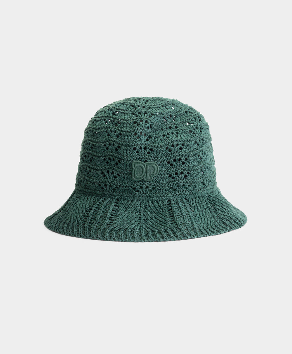 DP - Green Gables Knitted Bucket Hat - Packshot - front 