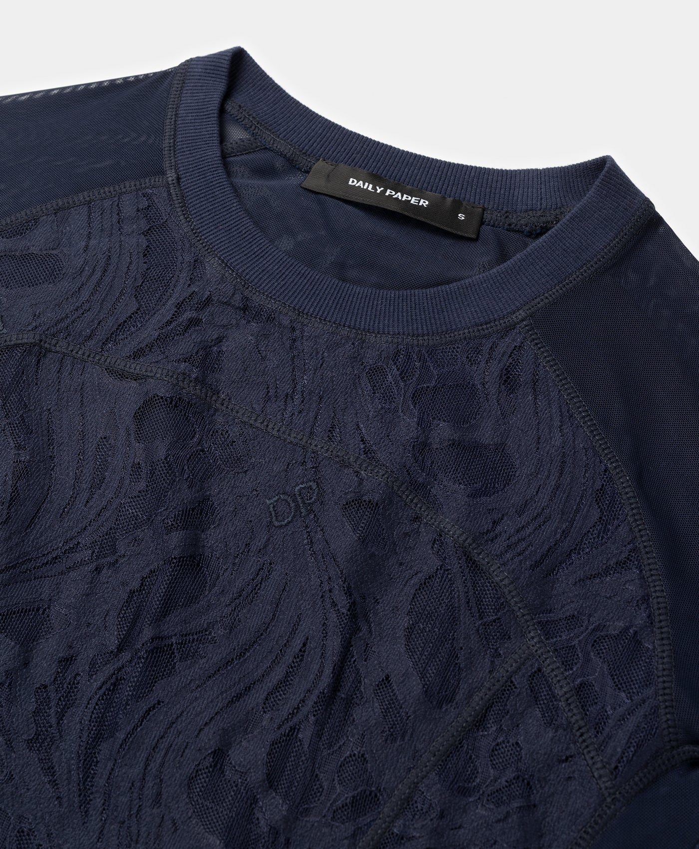 DP - Maritime Blue Lace Dress - Packshot - detail