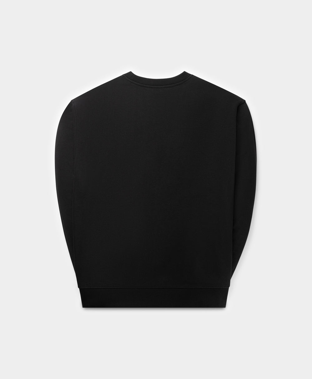 DP - Black Landscape Oversized Sweater - Packshot - Rear