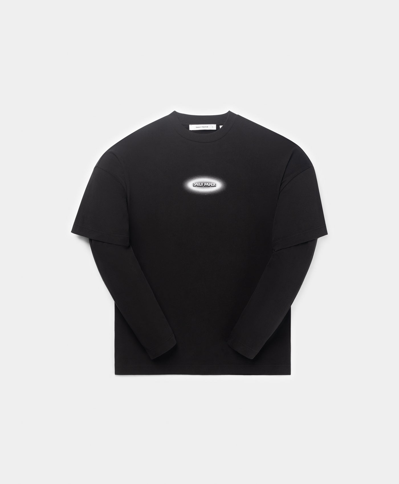 DP - Black Layered T-Shirt - Packshot - front 