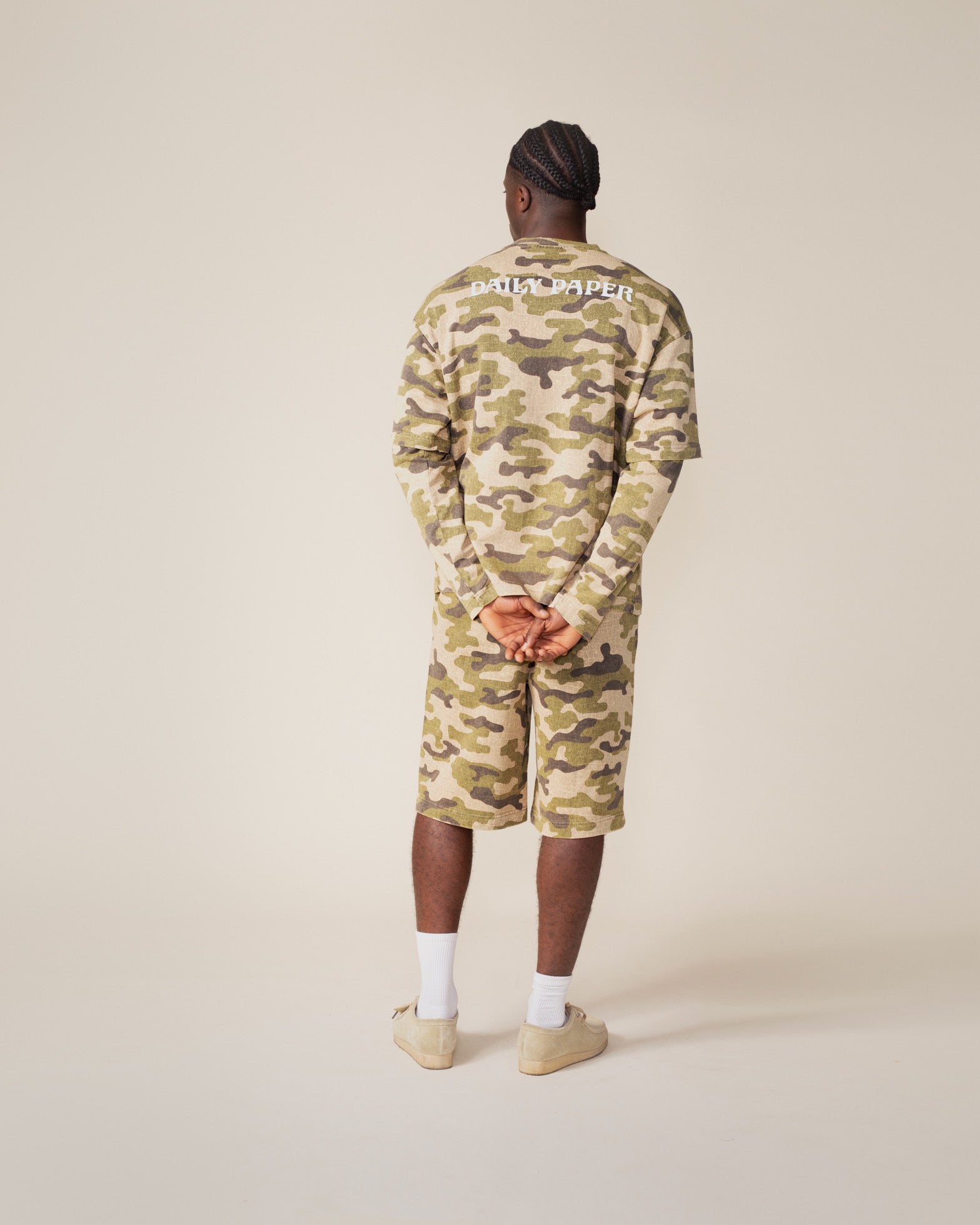 DP - Croc Camo Shorts - Modelshot - wmns