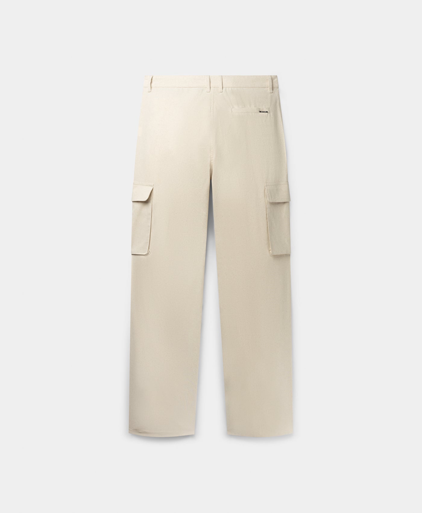 DP - Beige Linen Cargo Pants - Packshot - rear