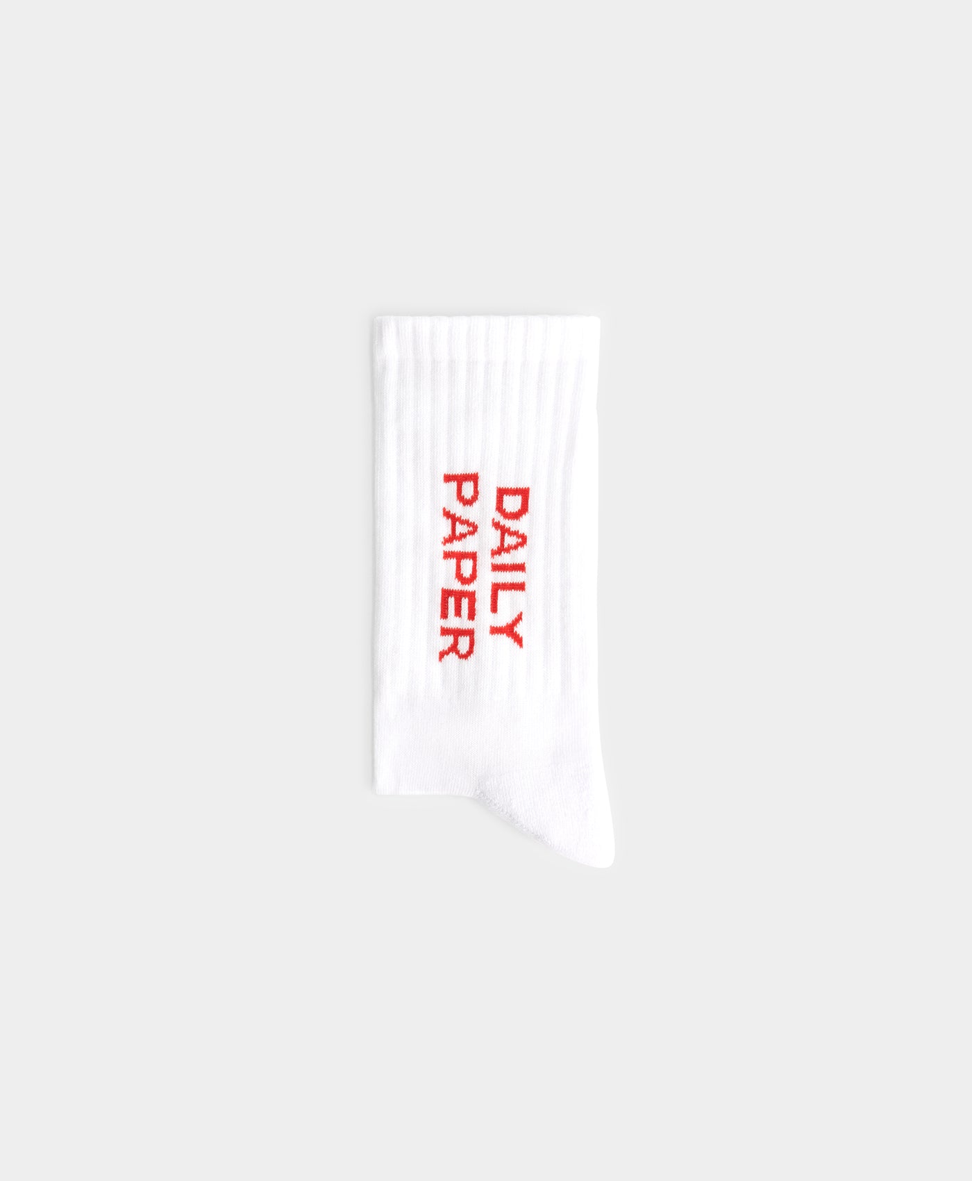 DP - White/red Logotype Socks - Packshot - detail