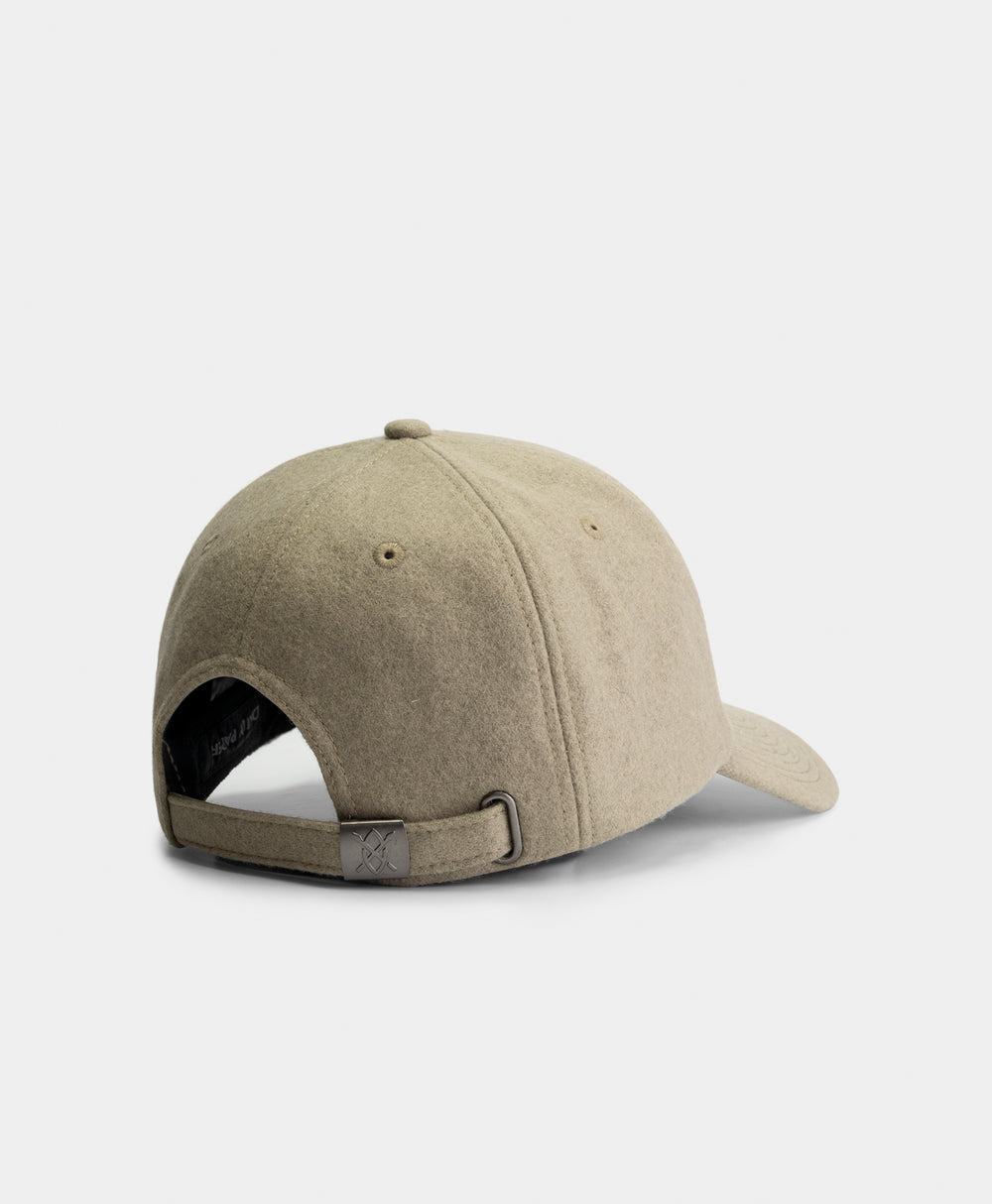 DP - Pelican Beige Logo Wool Cap - Packshot - rear