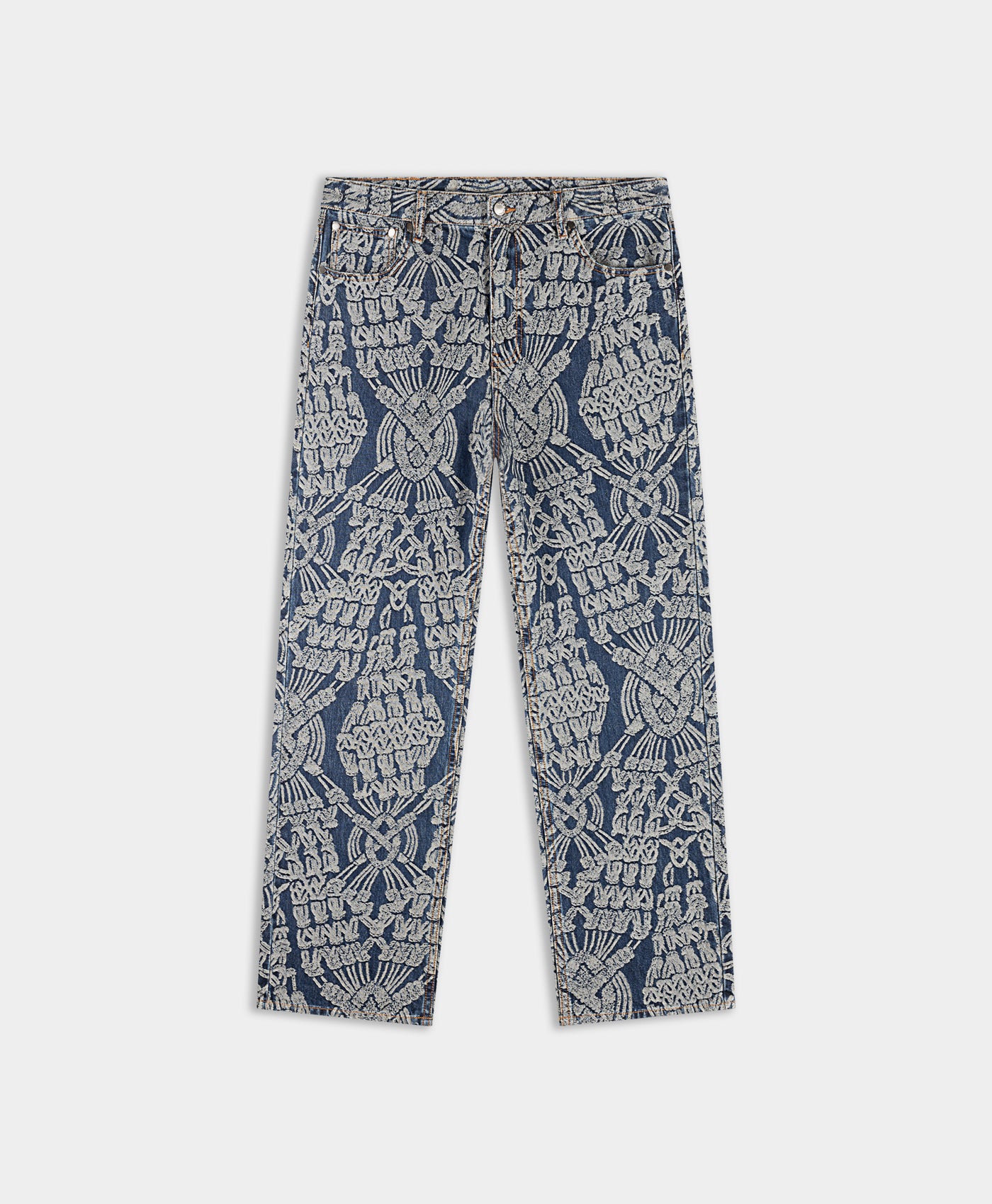 Daily Paper Dark Blue Macrame Amba Jeans