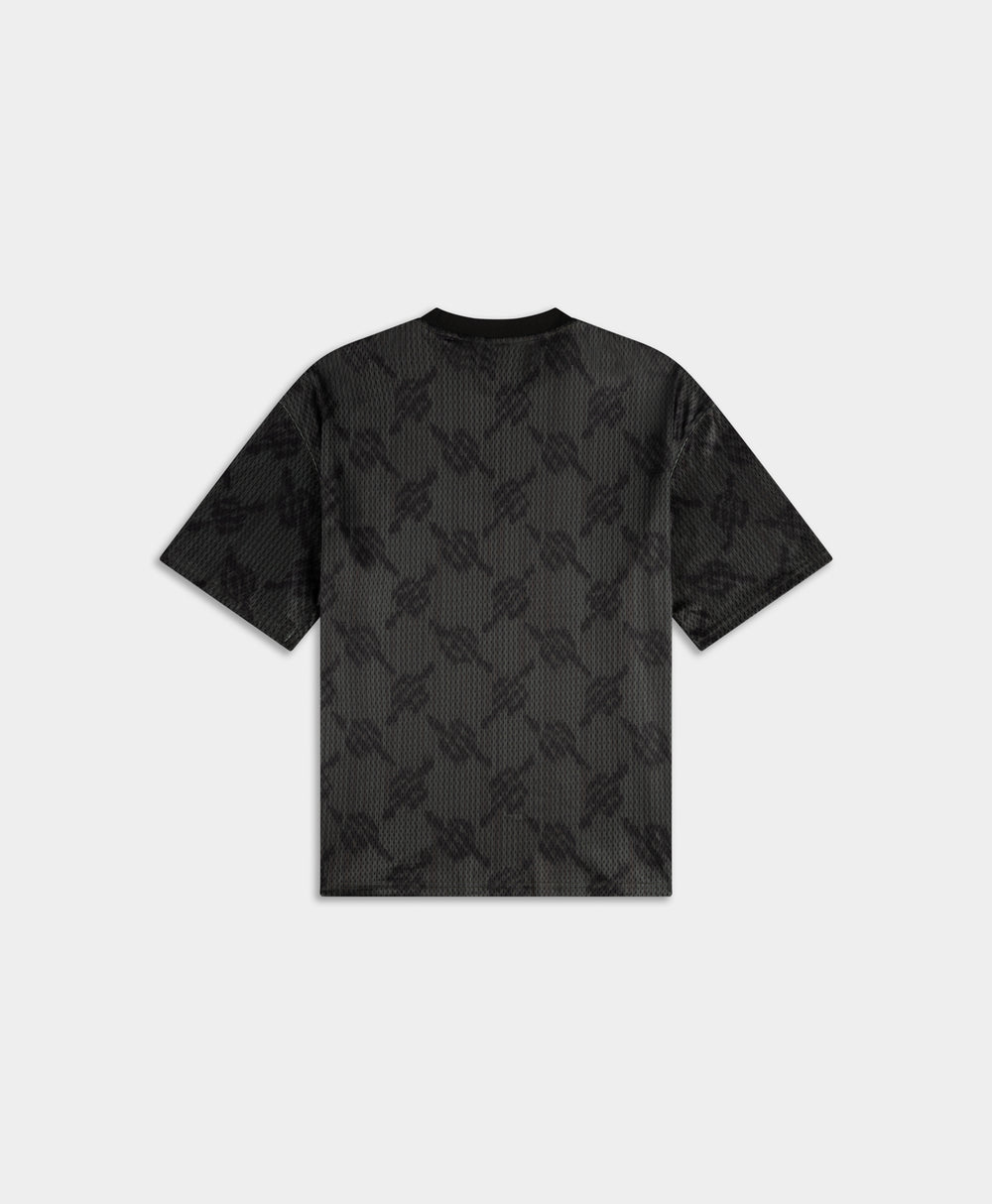 DP - Rosin Green Matchstick Mesh T-Shirt - Packshot - rear