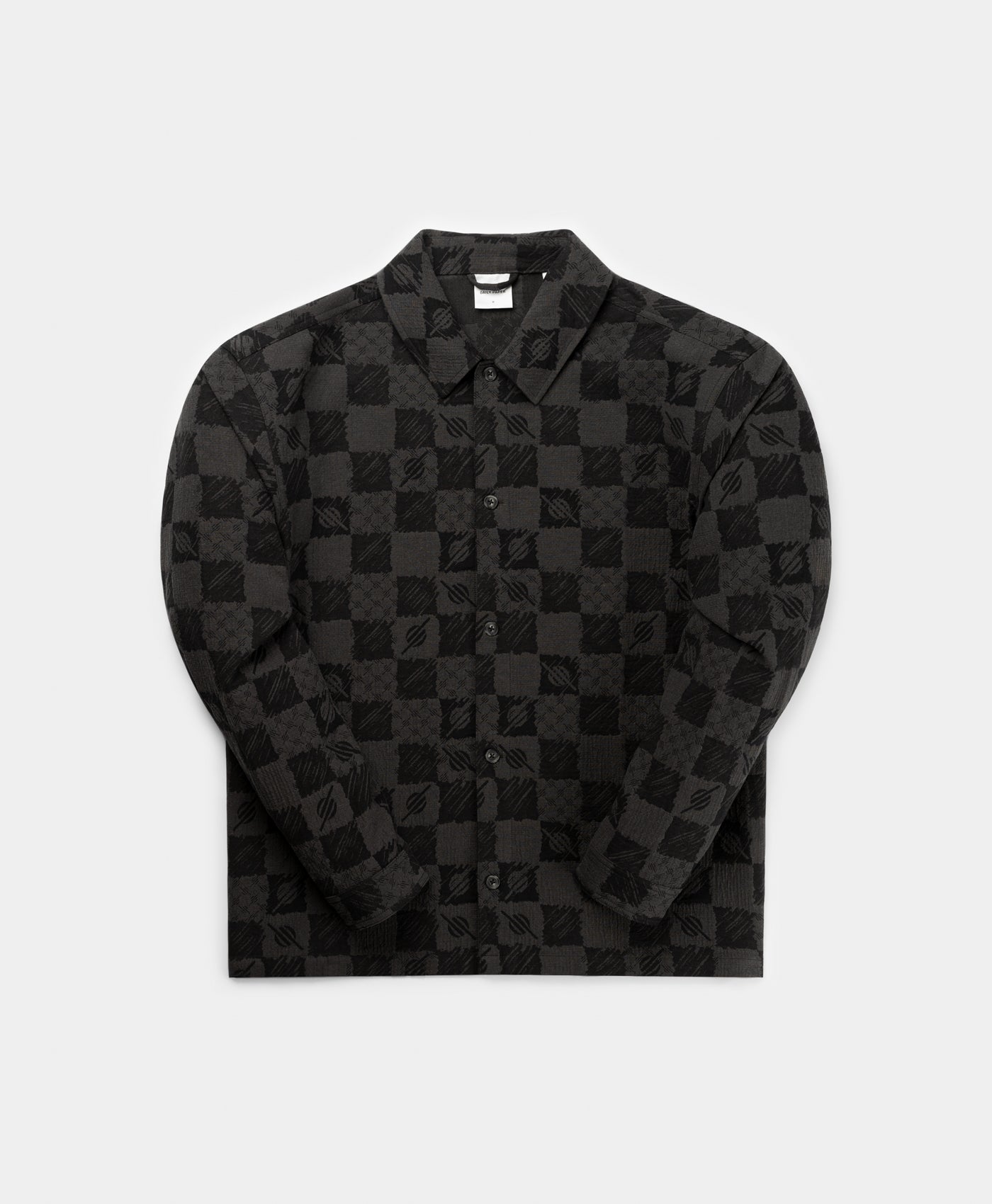 Daily Paper Phantom Black Membuti Chess Shirt