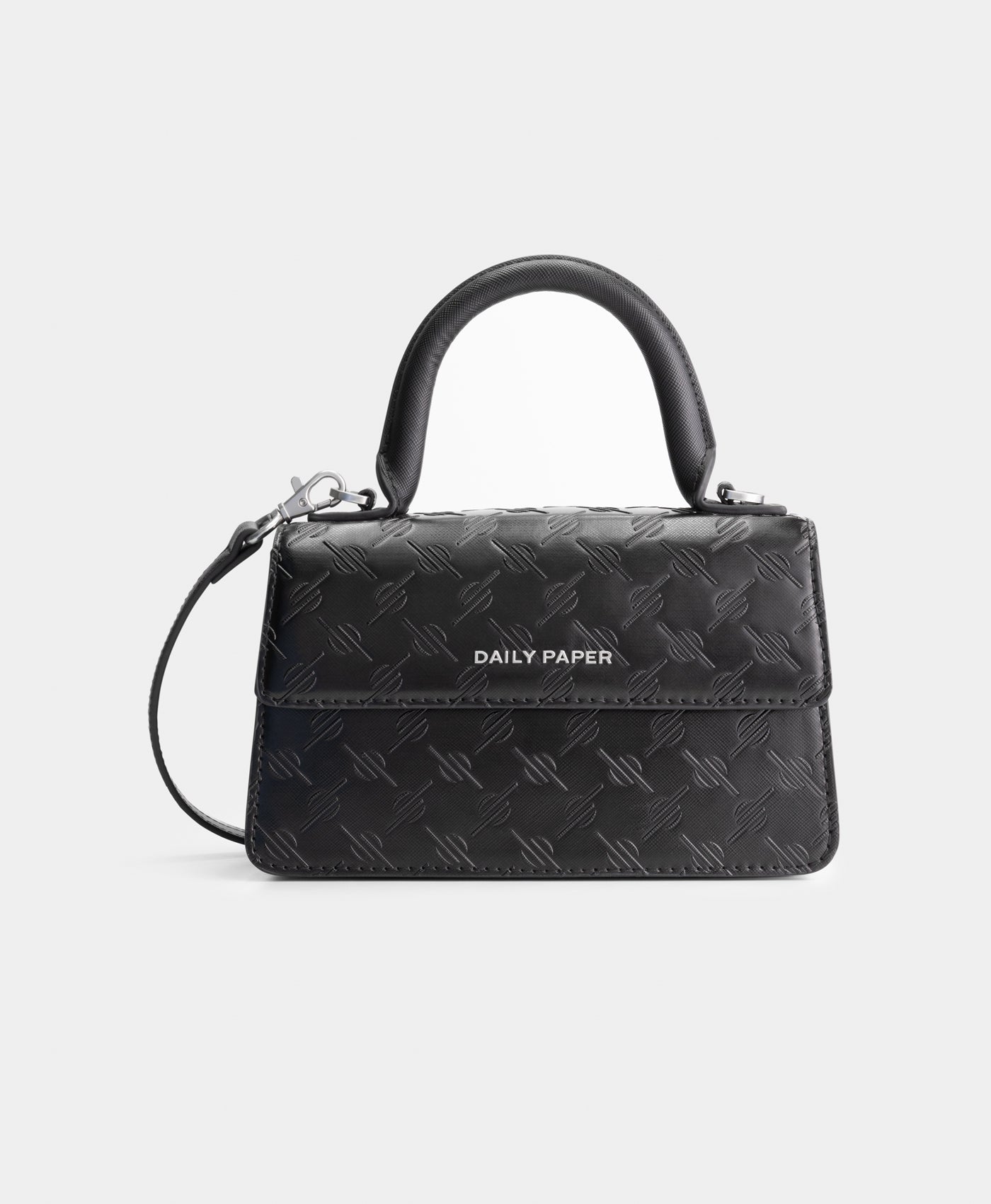 Daily Paper Black Meru Mini EMB Monogram Bag