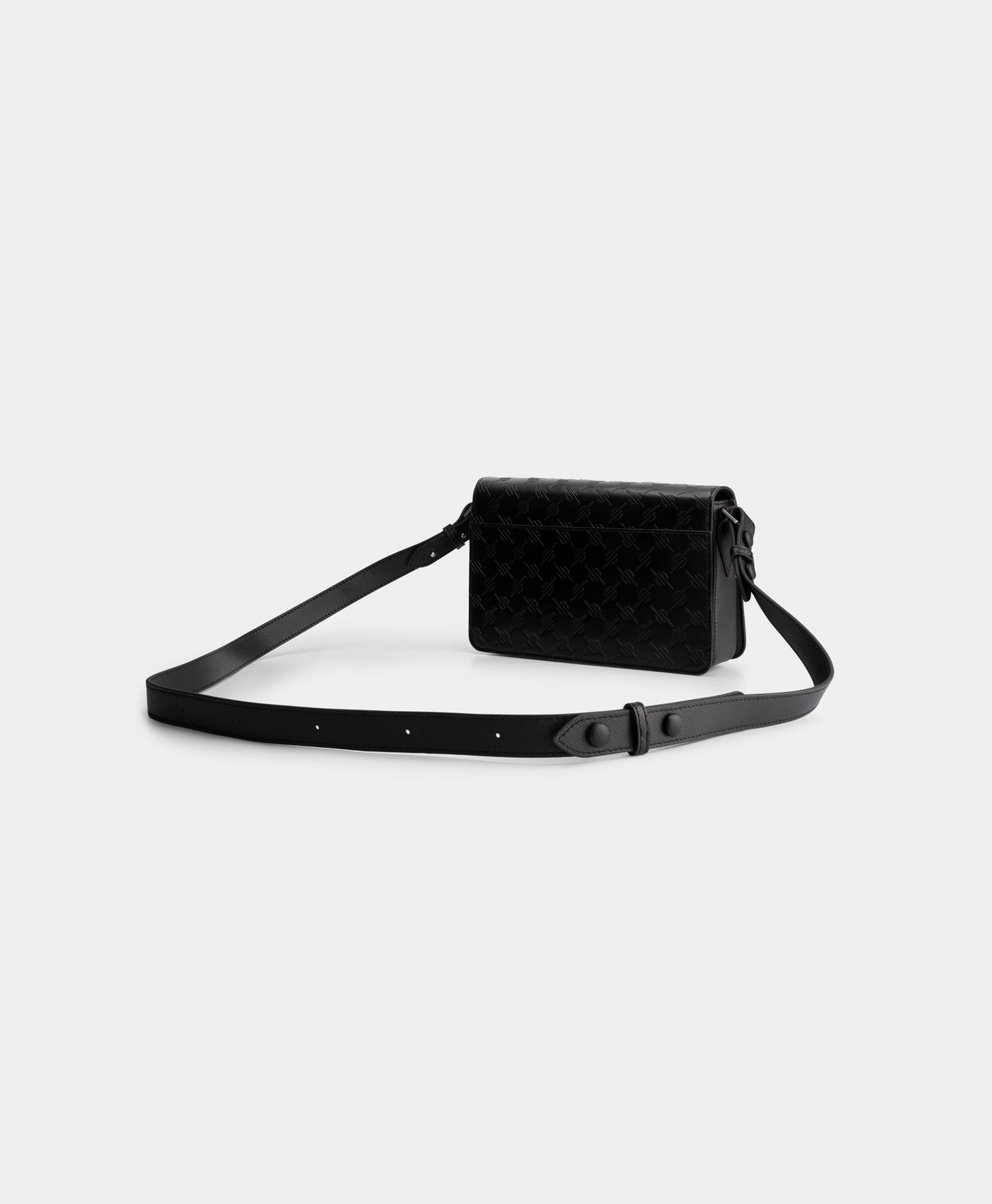 DP - Black Meru EMB Monogram Bag - Packshot - rear