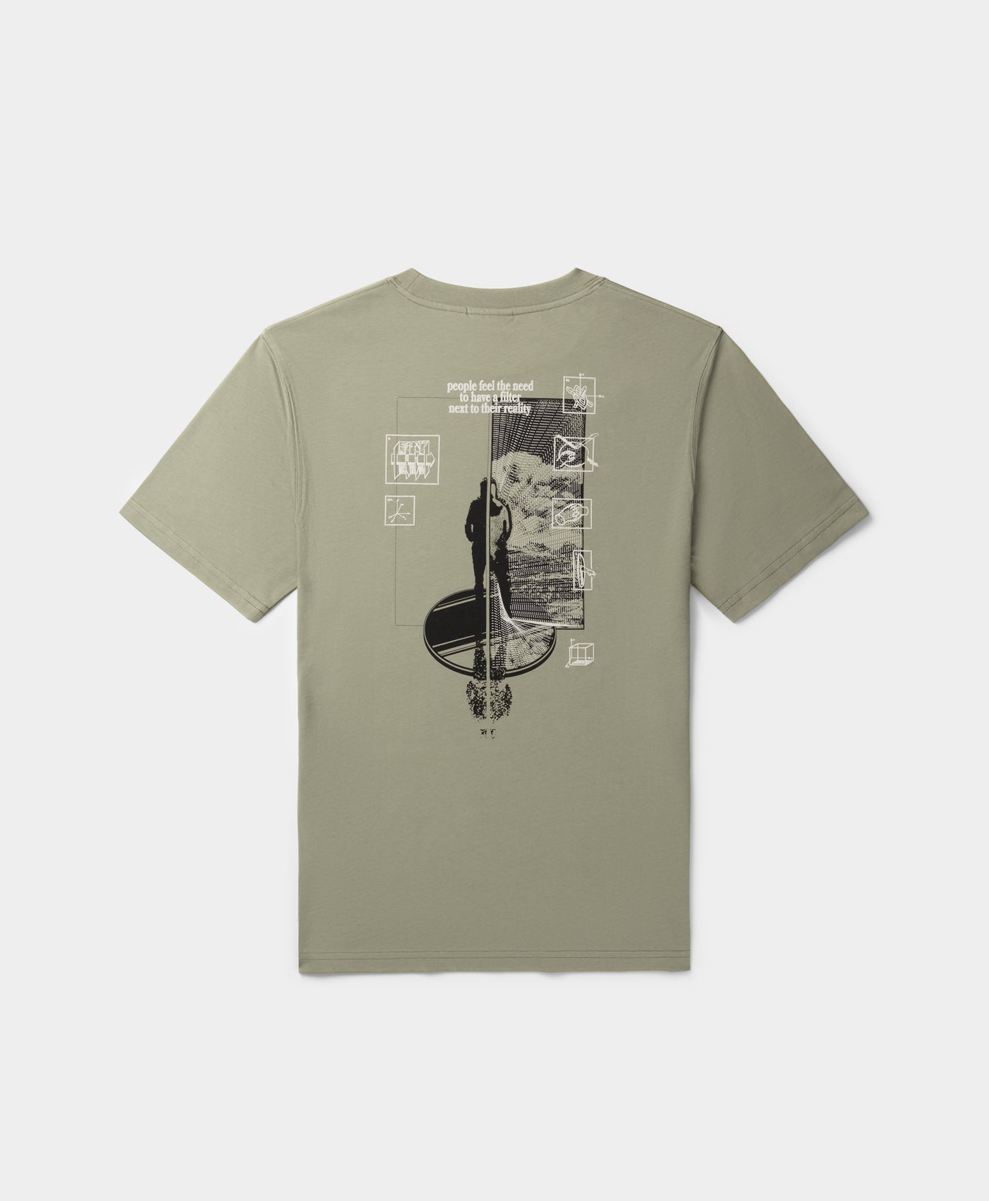 Daily Paper Shadow Green Mirror T-Shirt