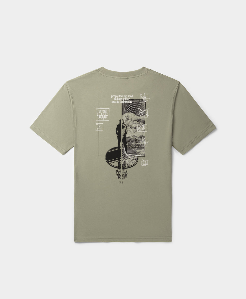 DP - Shadow Green Mirror T-Shirt - Packshot - rear