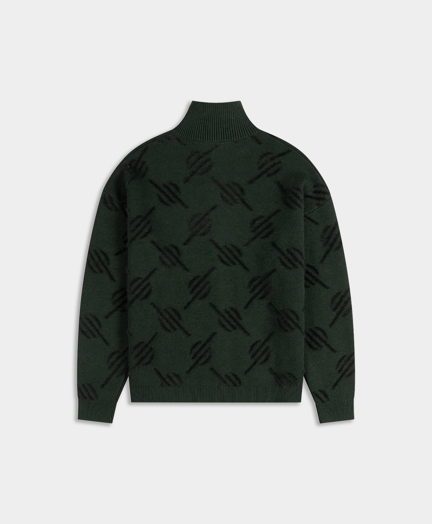 DP - Rosin Monogram Knit Zip Up - Packshot - rear