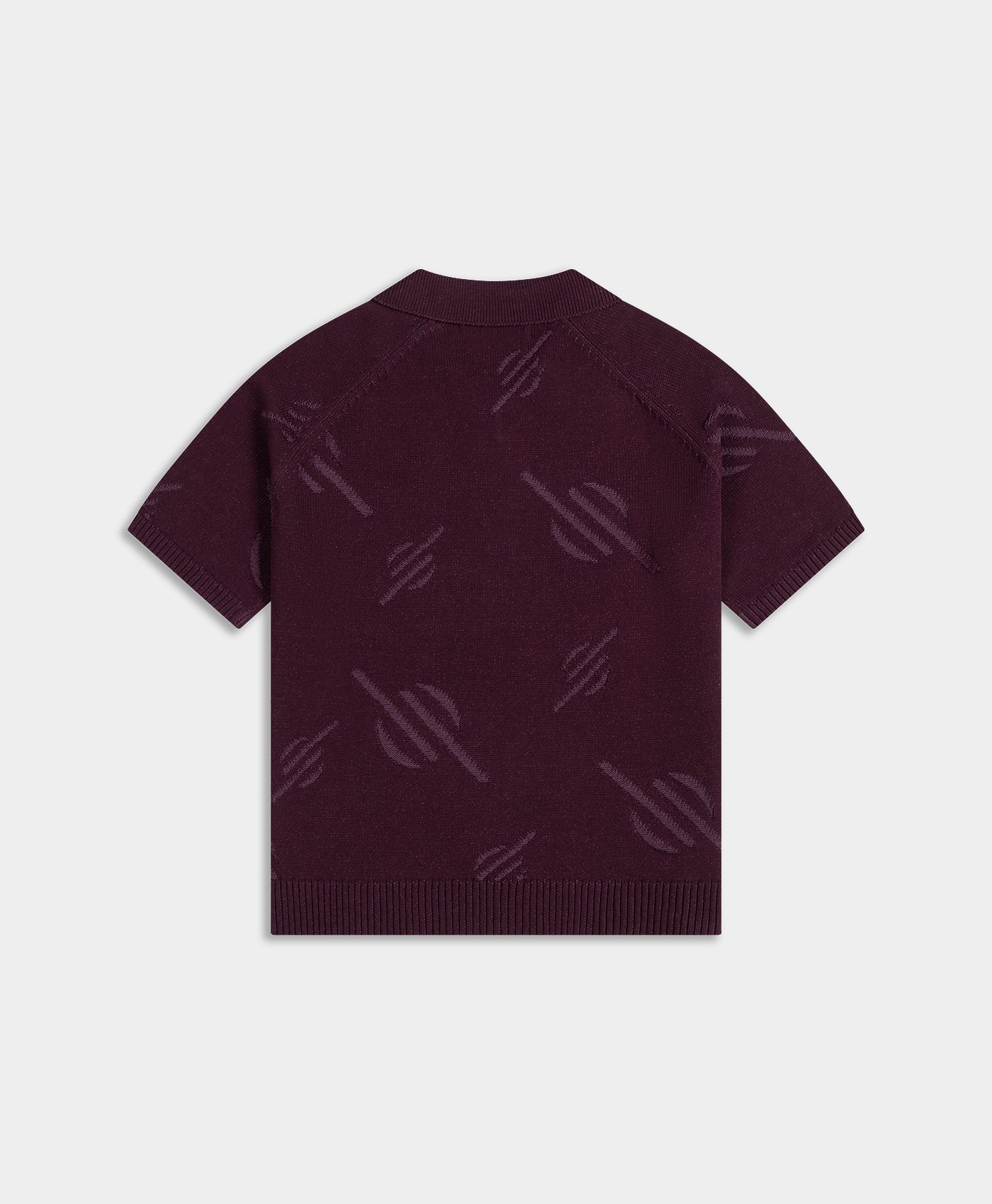DP - Potent Purple Monogram Polo Knit - Packshot - rear