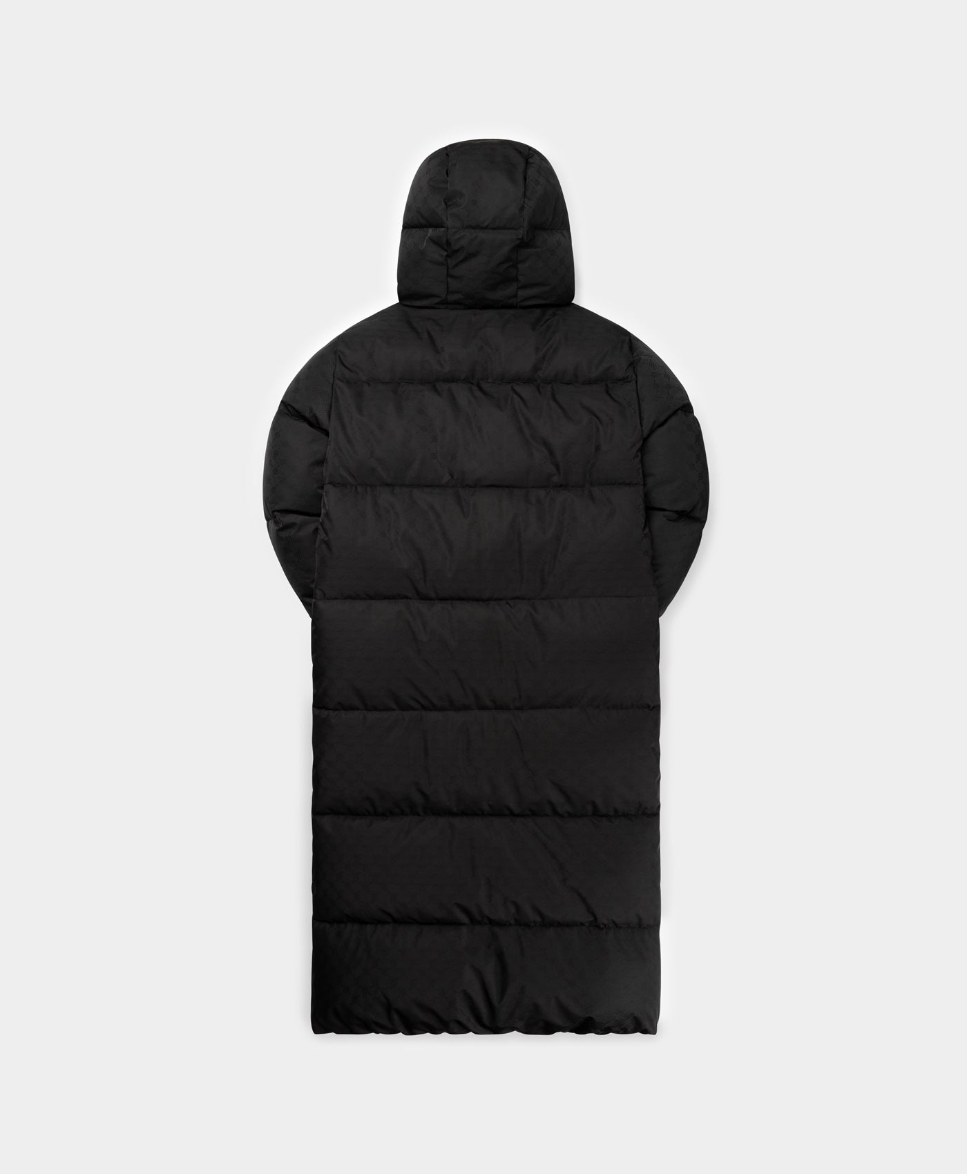 DP - Black Monogram Puffer Coat - Packshot - rear