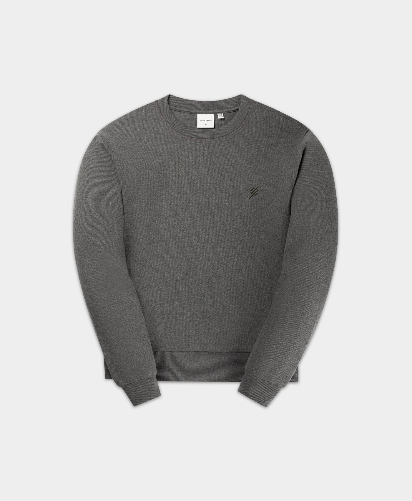 Daily Paper Grey Marl Mono Rib Sweater