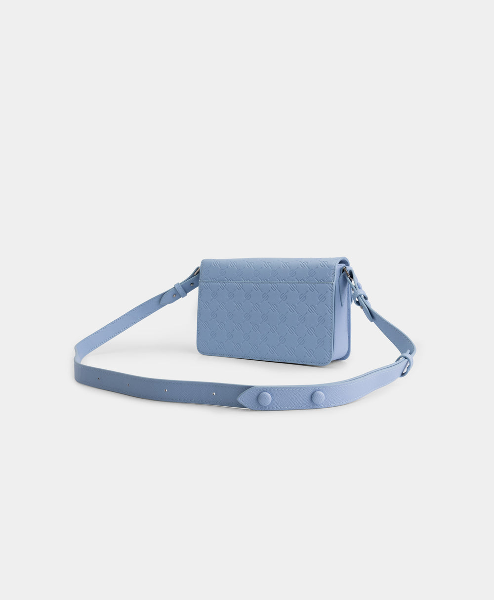 DP - Baby Blue Meru Monogram Bag - Packshot - Rear