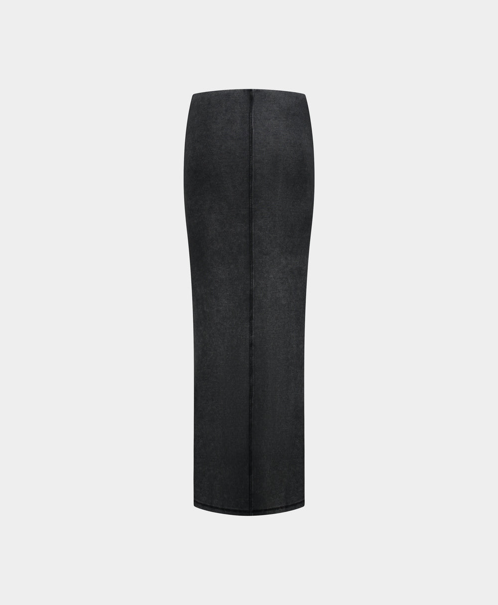 DP - Black Nalia Maxi Skirt - Packshot - Rear
