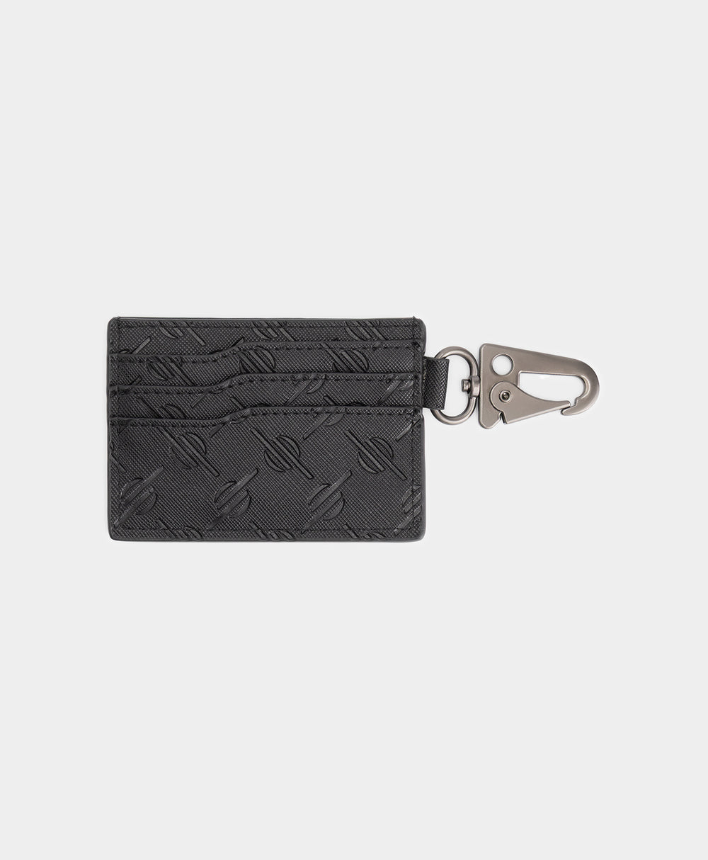 DP - Black EMB Monogram Necard Keychain - Packshot - rear