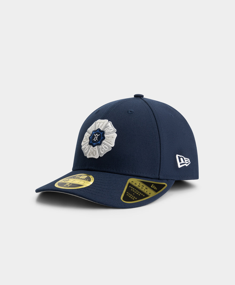 DP - Oceanside Blue Daily Paper x New Era Ile de France Cap - Packshot - Front