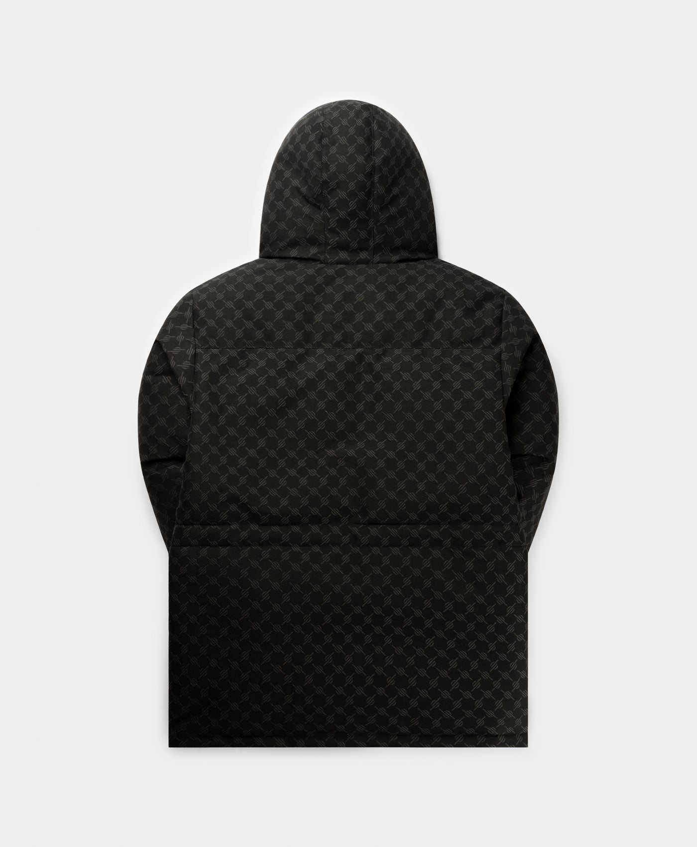 DP - Black Oba Cotton Monogram Puffer - Packshot - rear