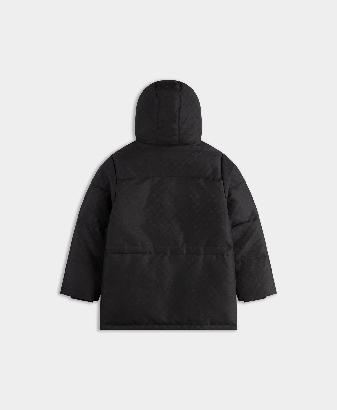 DP - Black Oba Monogram Puffer - Packshot - rear