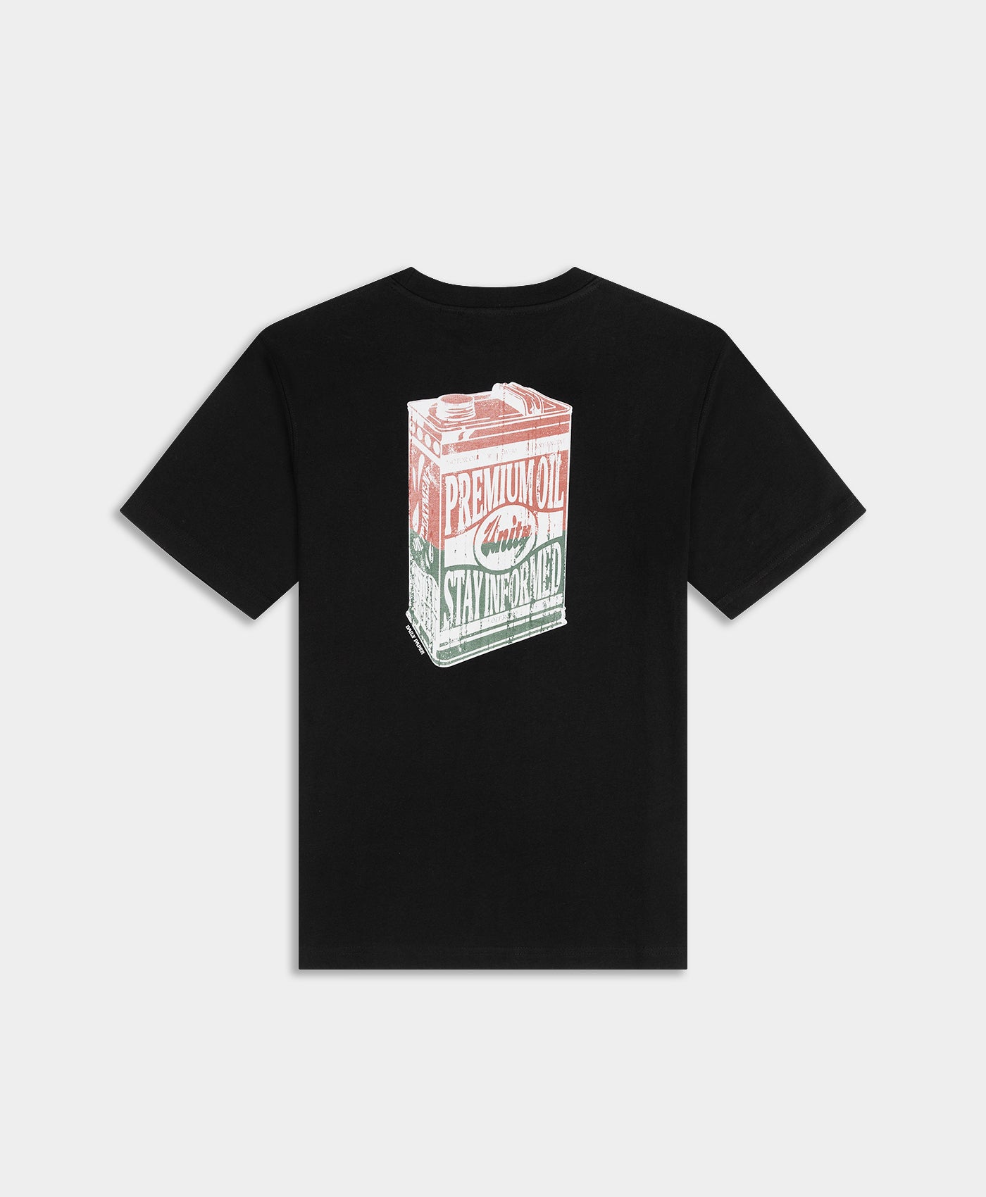 DP - Black Oil Can T-Shirt - Packshot - rear
