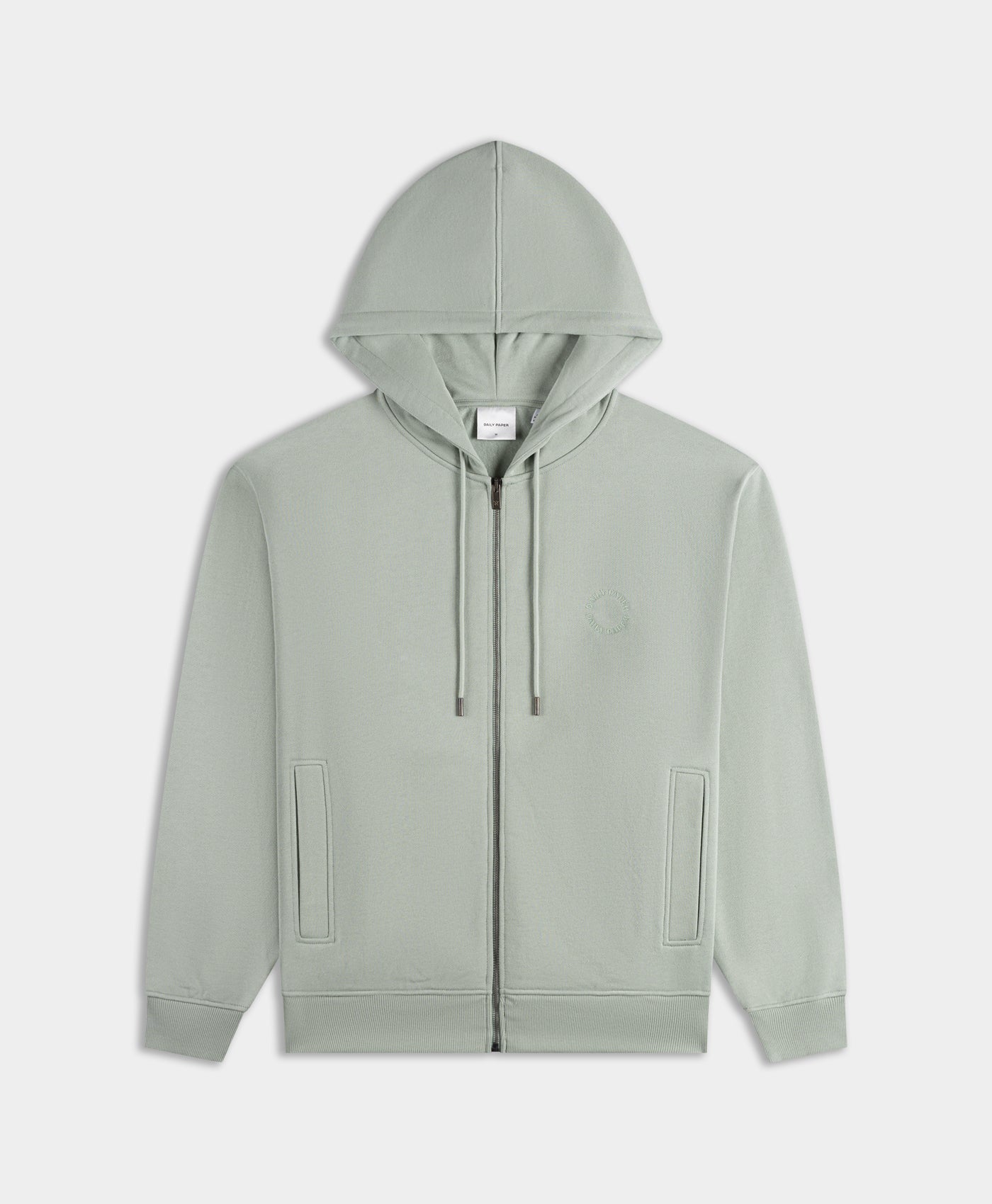 DP - Iceberg Green Orbit Emb Zip Hoodie - Packshot - front 