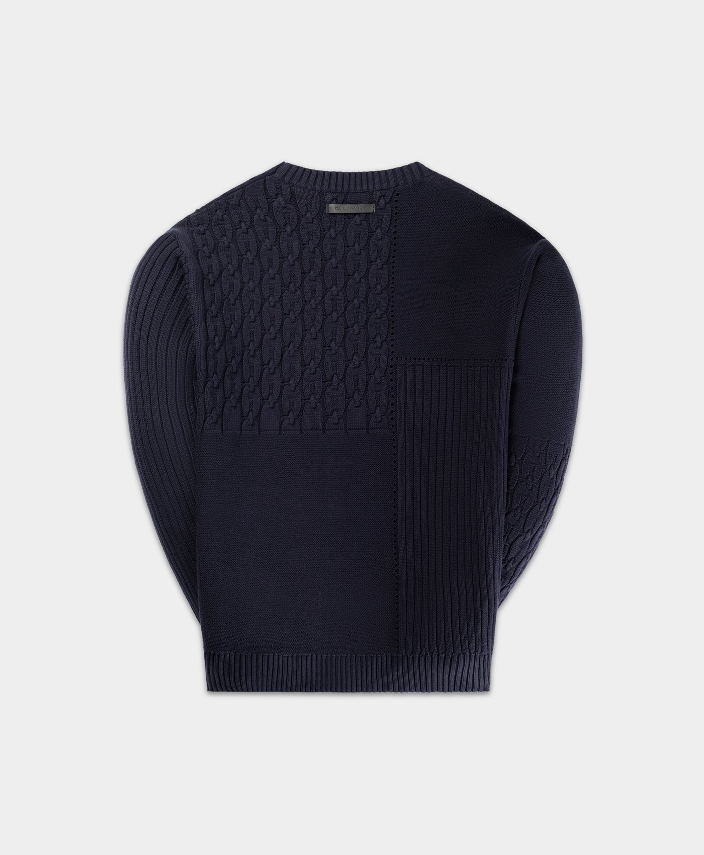 DP - Naval Academy Patchwork Knit Sweater - Packshot - rear