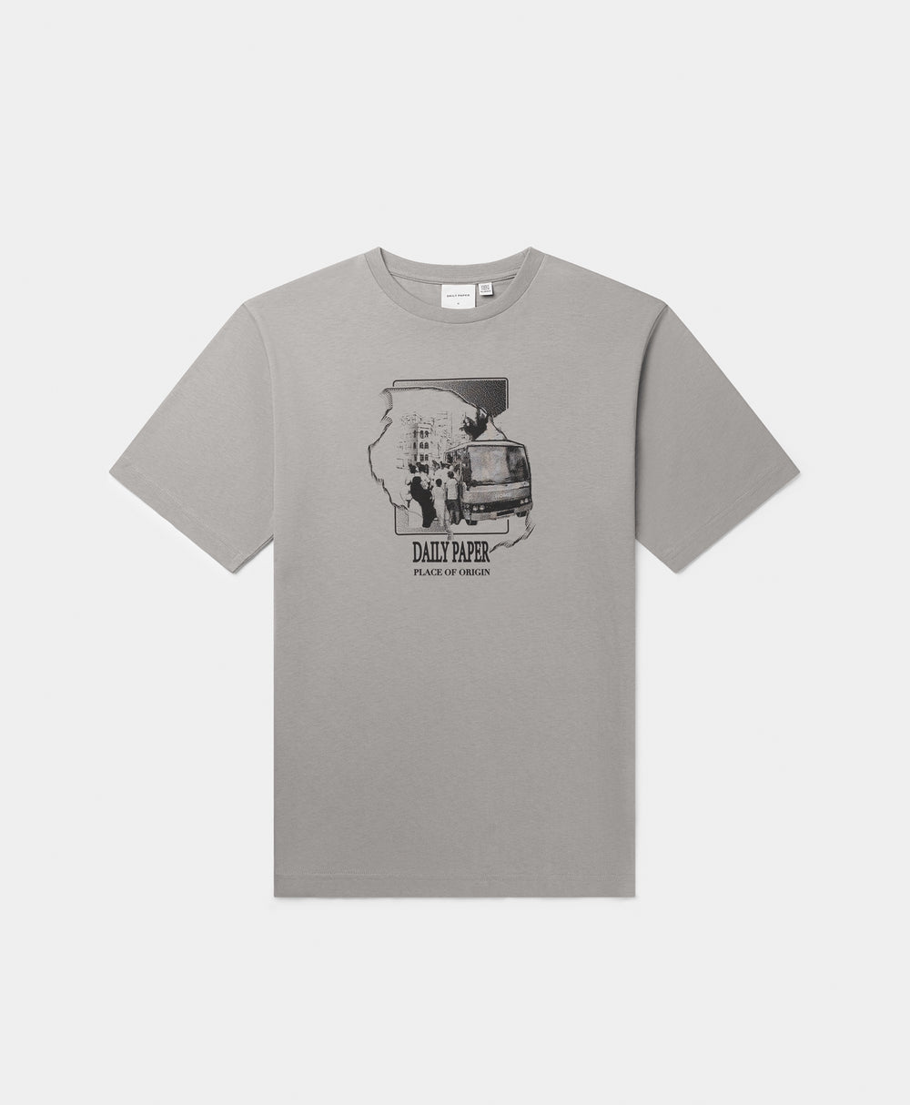 DP - Sleet Grey Place Of Origin T-Shirt - Packshot - Front