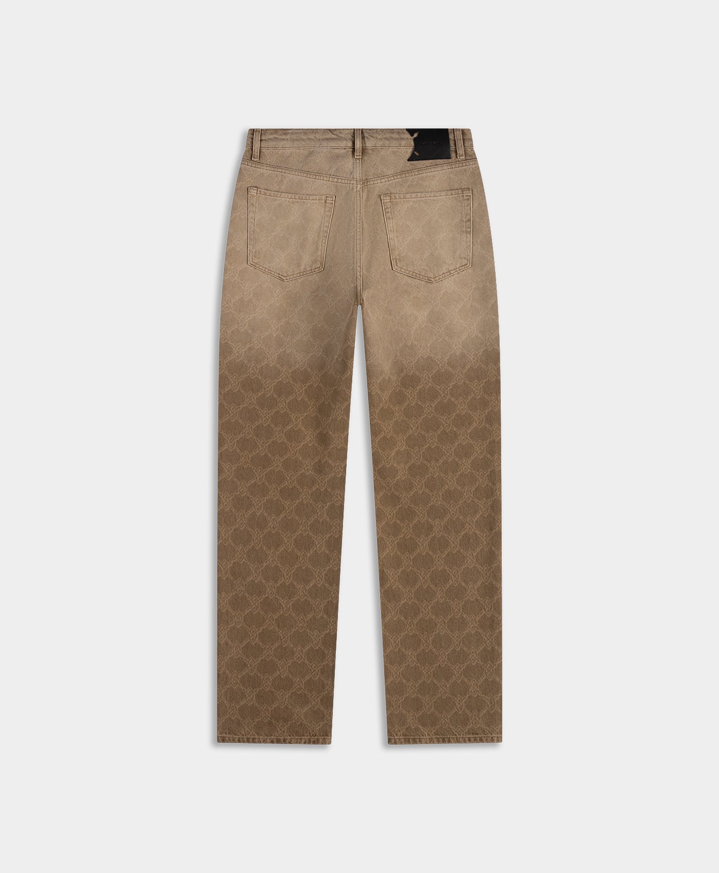 DP - Denim Rahul Faded Shield Denim Pants - Packshot - rear