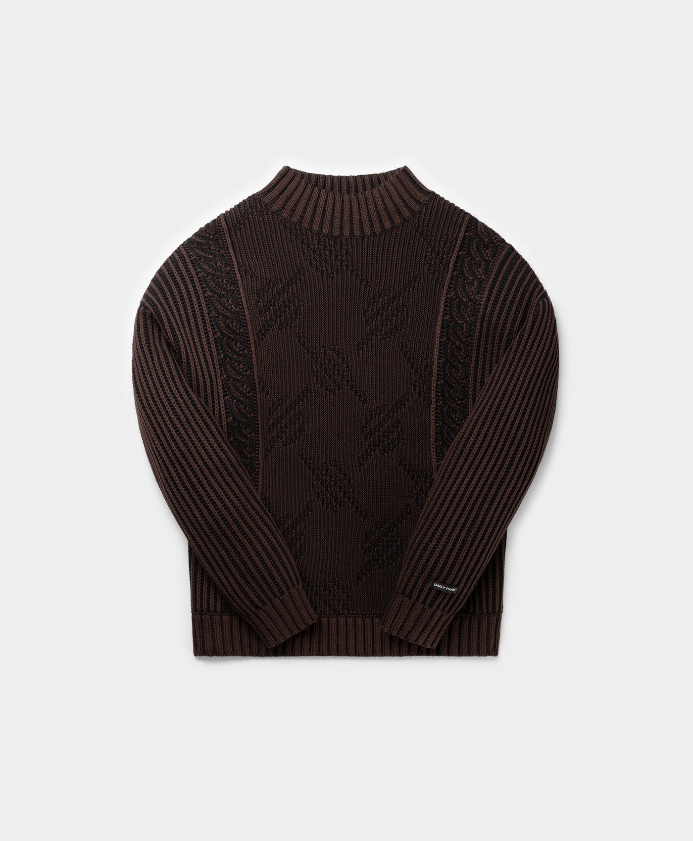 DP - Syrup Brown Rajab Sweater - Packshot - Front