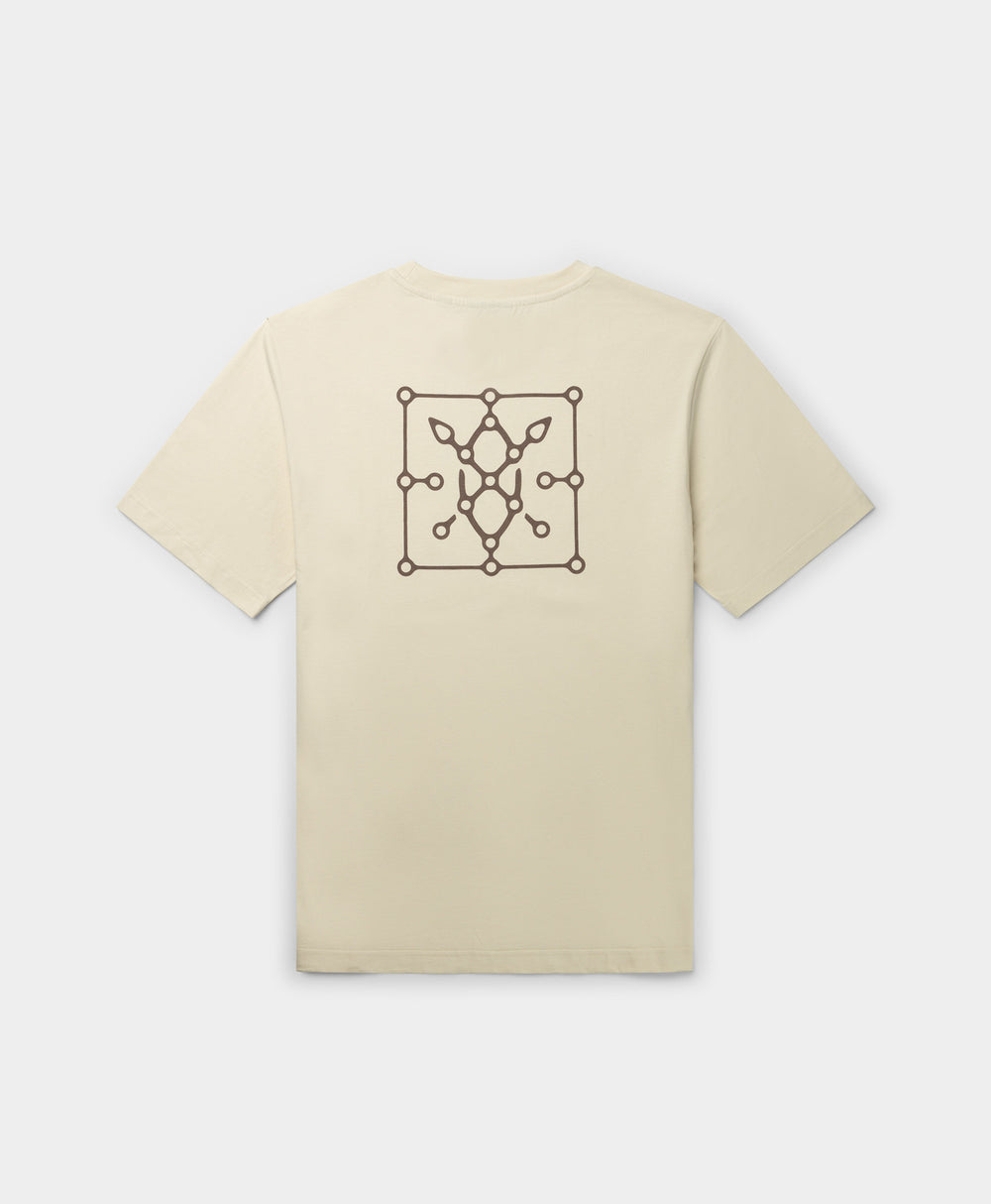 DP - Birch White Raysan T-Shirt - Packshot - Front