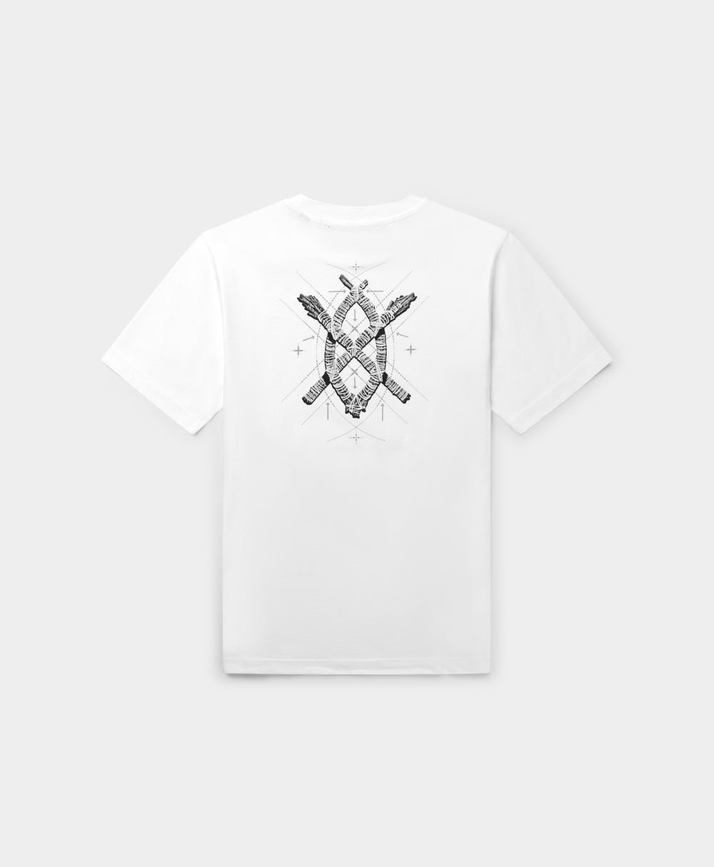 DP - White Raziyah T-Shirt - Packshot - Front